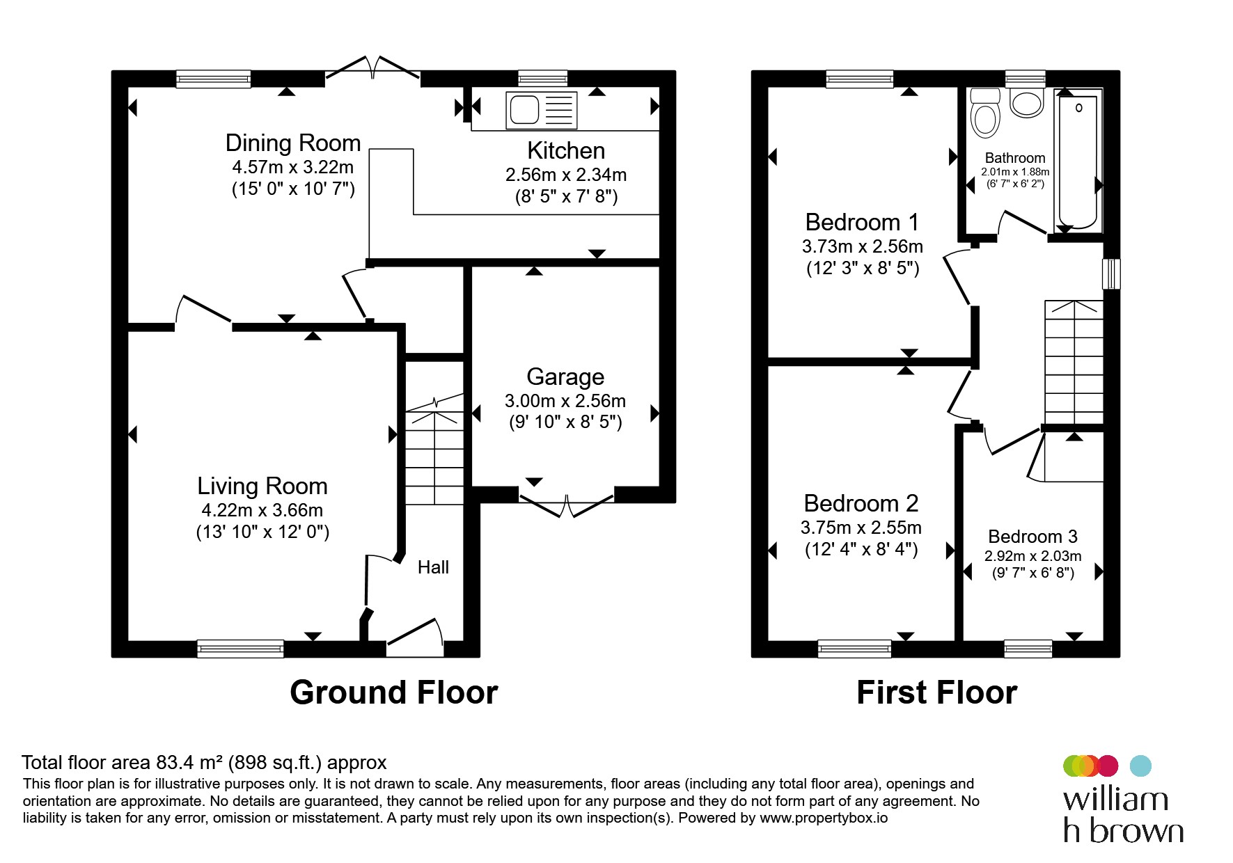 11, Davidson Close, Sudbury floorplan