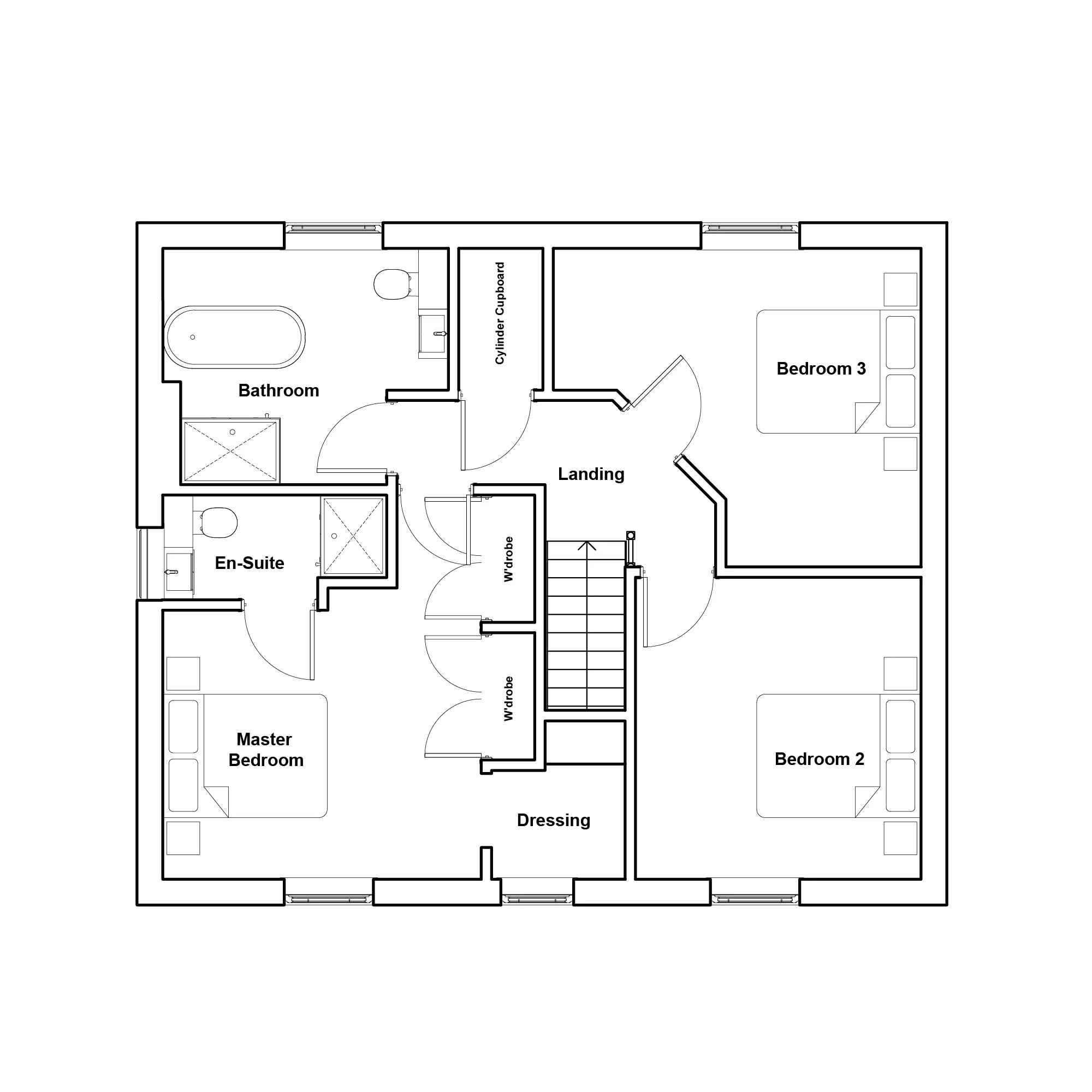 337 Dunkeld, Buchan Way, Spalding floorplan