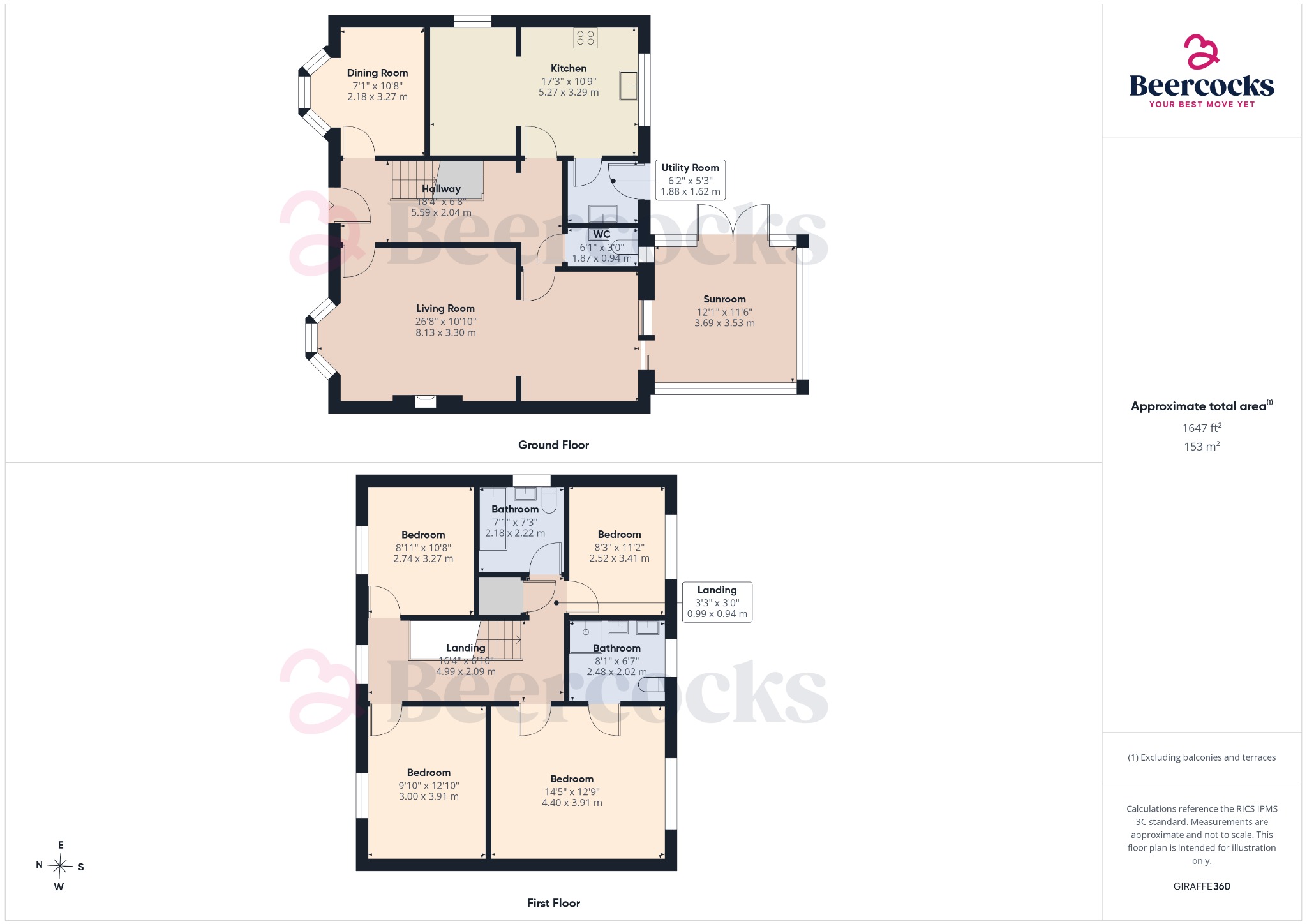 4, Manor Green, North Frodingham, Driffield, East Riding of Yorkshire, YO25 8JH floorplan