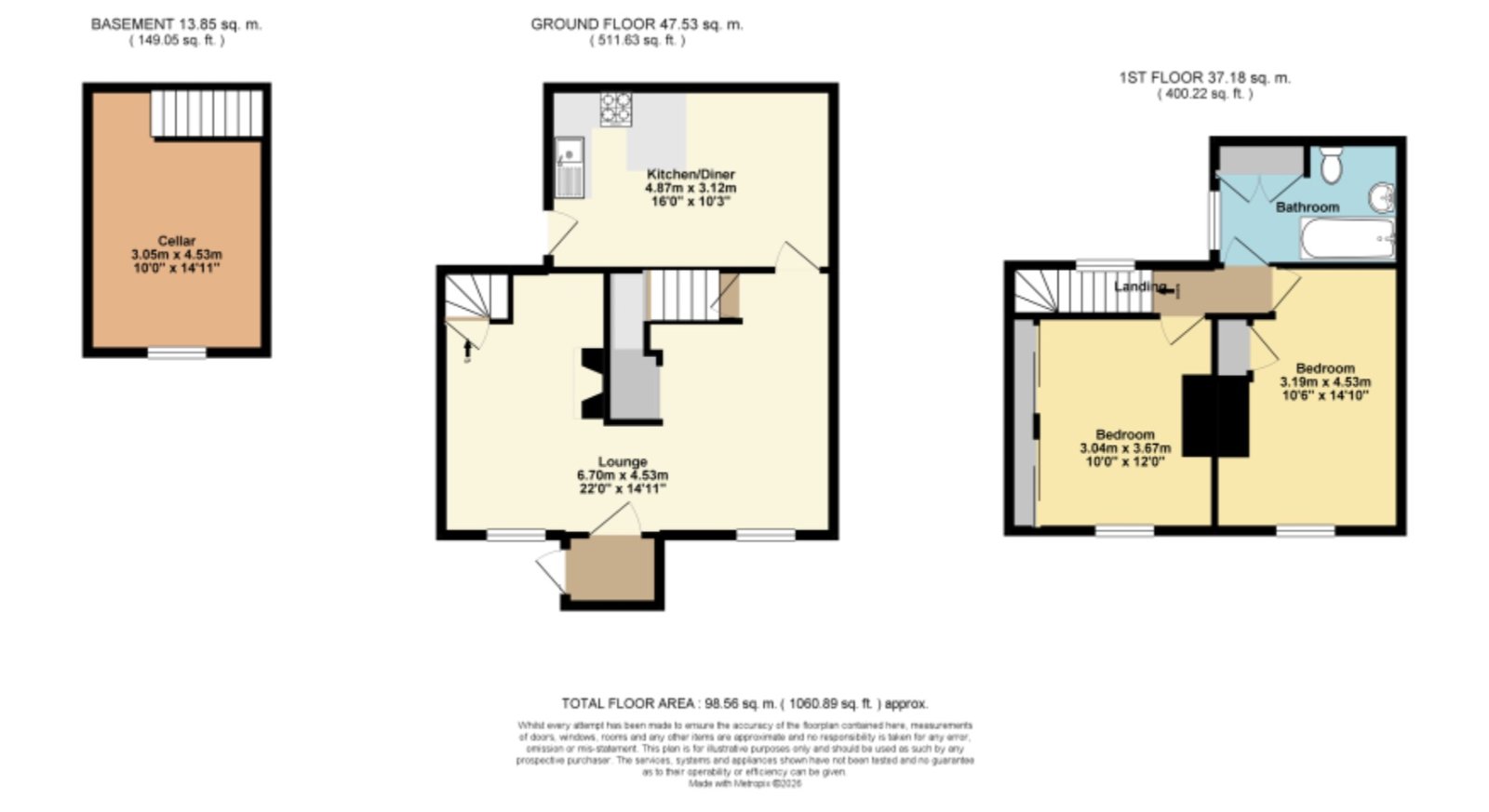 Lower Street, Sandwich floorplan