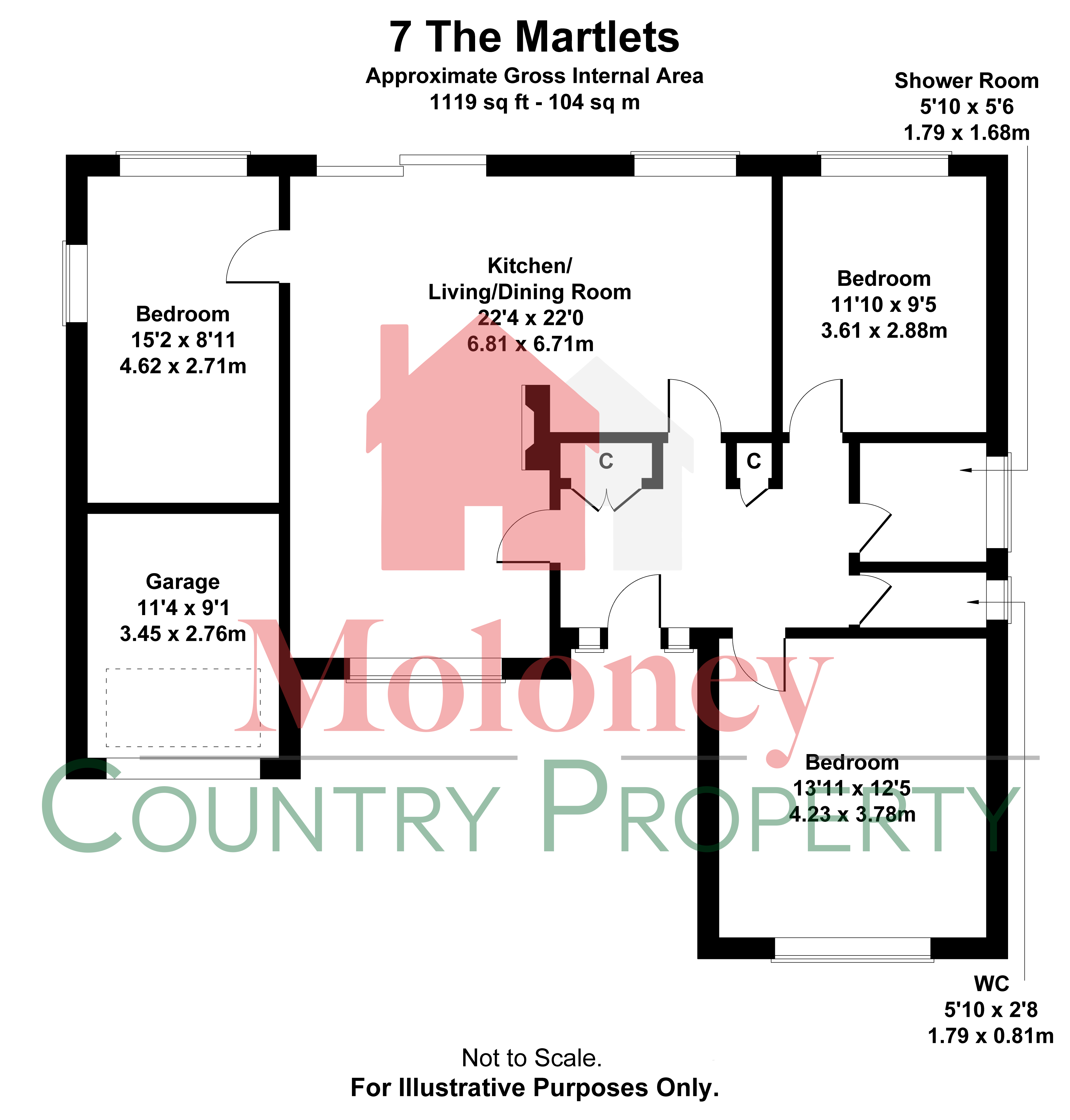 7, The Martlets, Rye floorplan