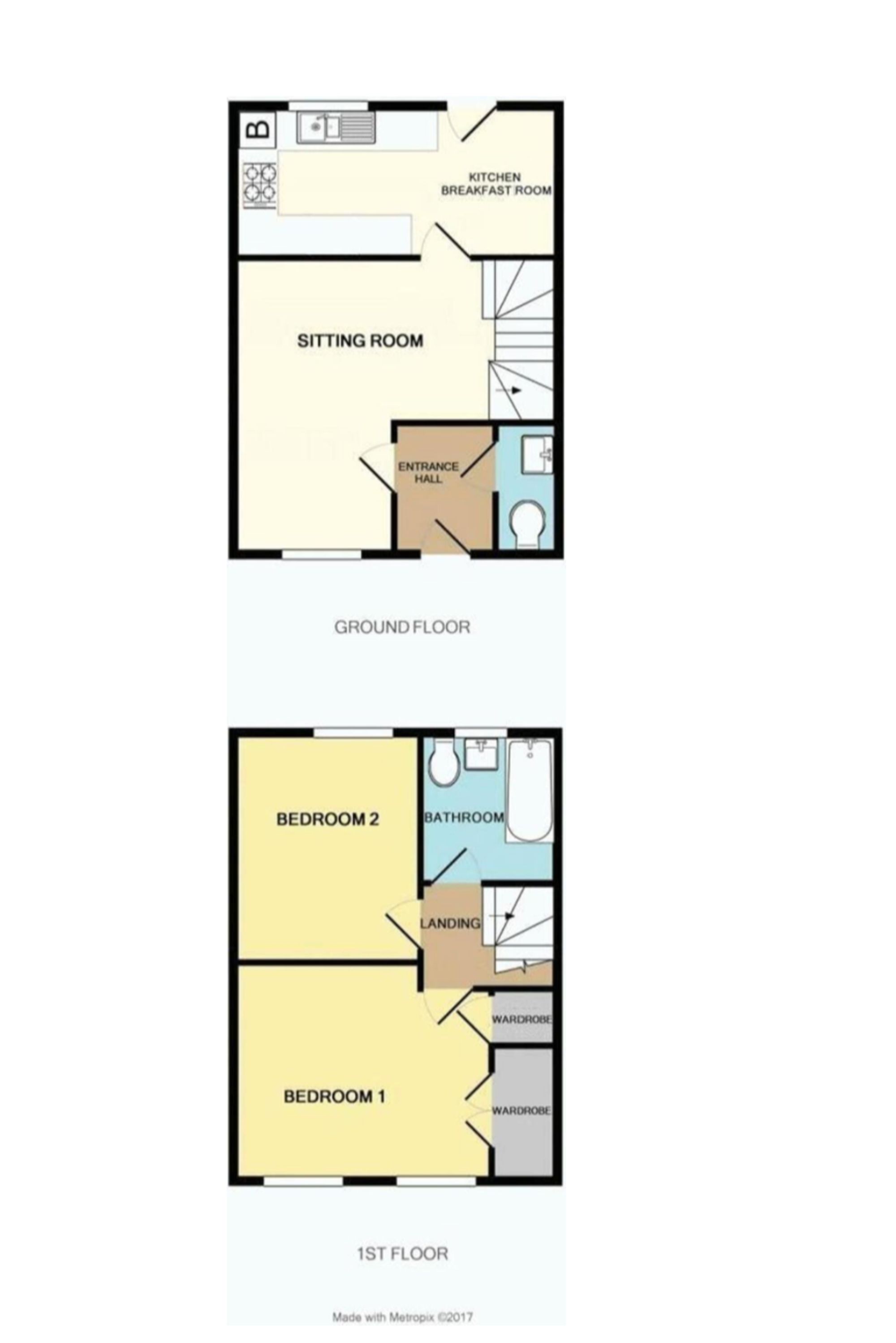 5 Bownder Gareth, Newquay floorplan