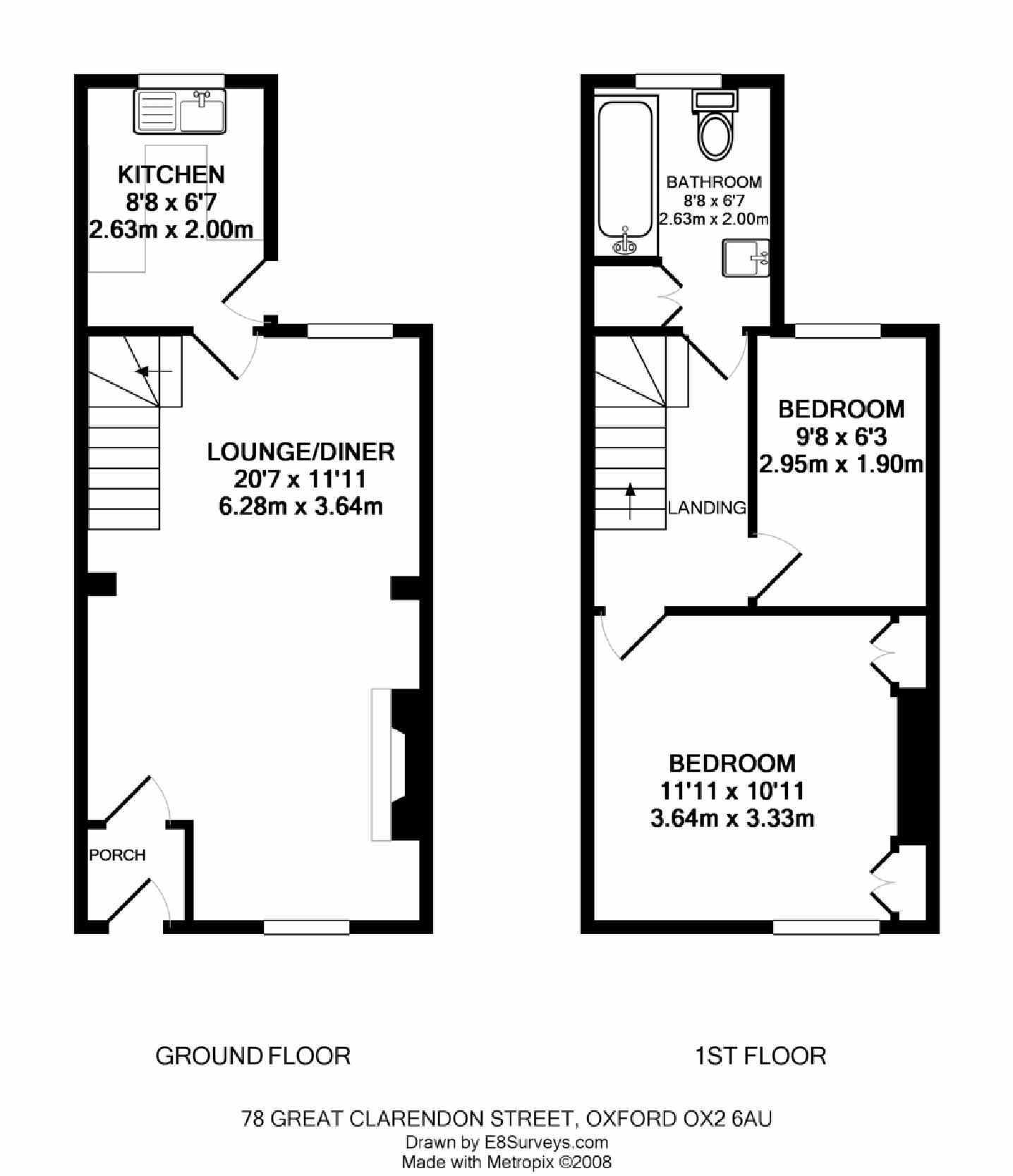 2 Bedrooms Terraced house to rent in Great Clarendon Street, Oxford OX2