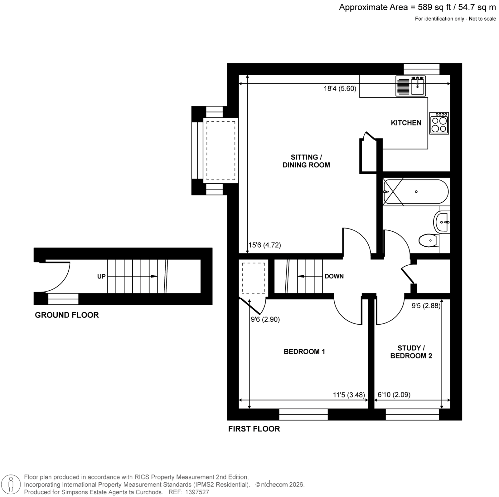 18, Crawshaw Road, Ottershaw floorplan