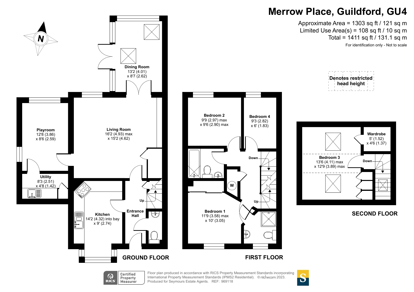 1, Merrow Place, Guildford floorplan