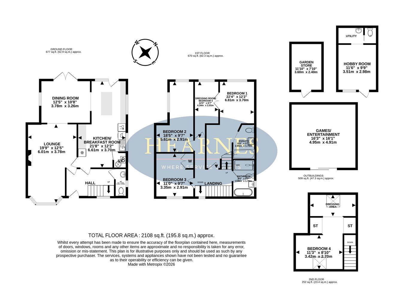 371, Ringwood Road, Ferndown floorplan