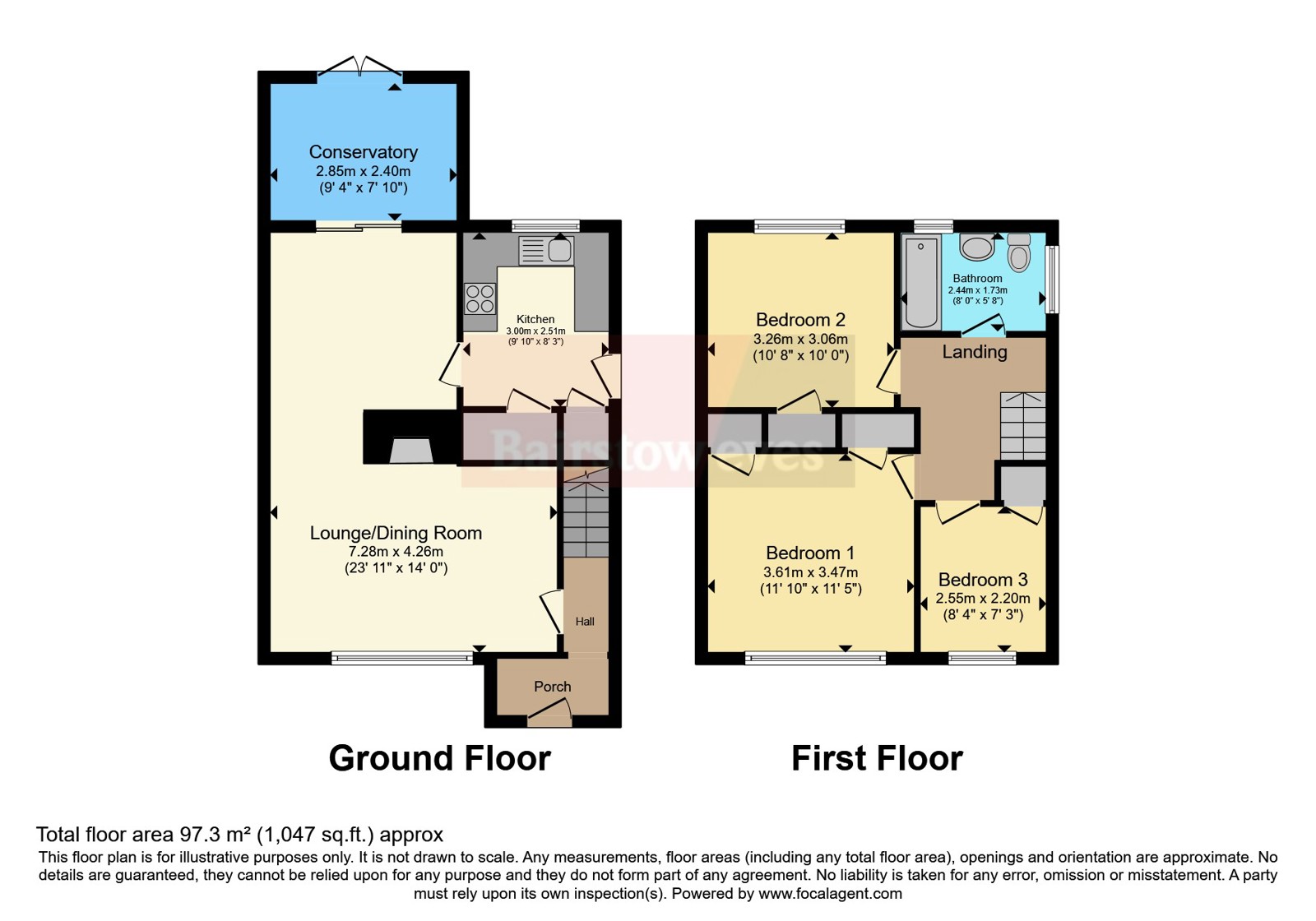 10, Cheriton Close, Nottinghamshire floorplan