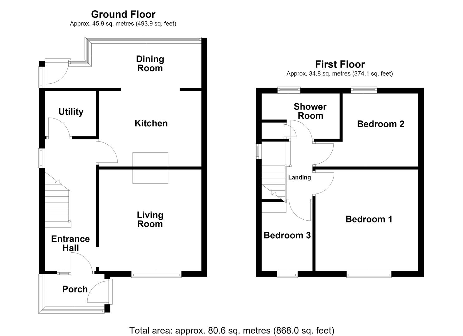 141, Hollin Lane, Wakefield floorplan