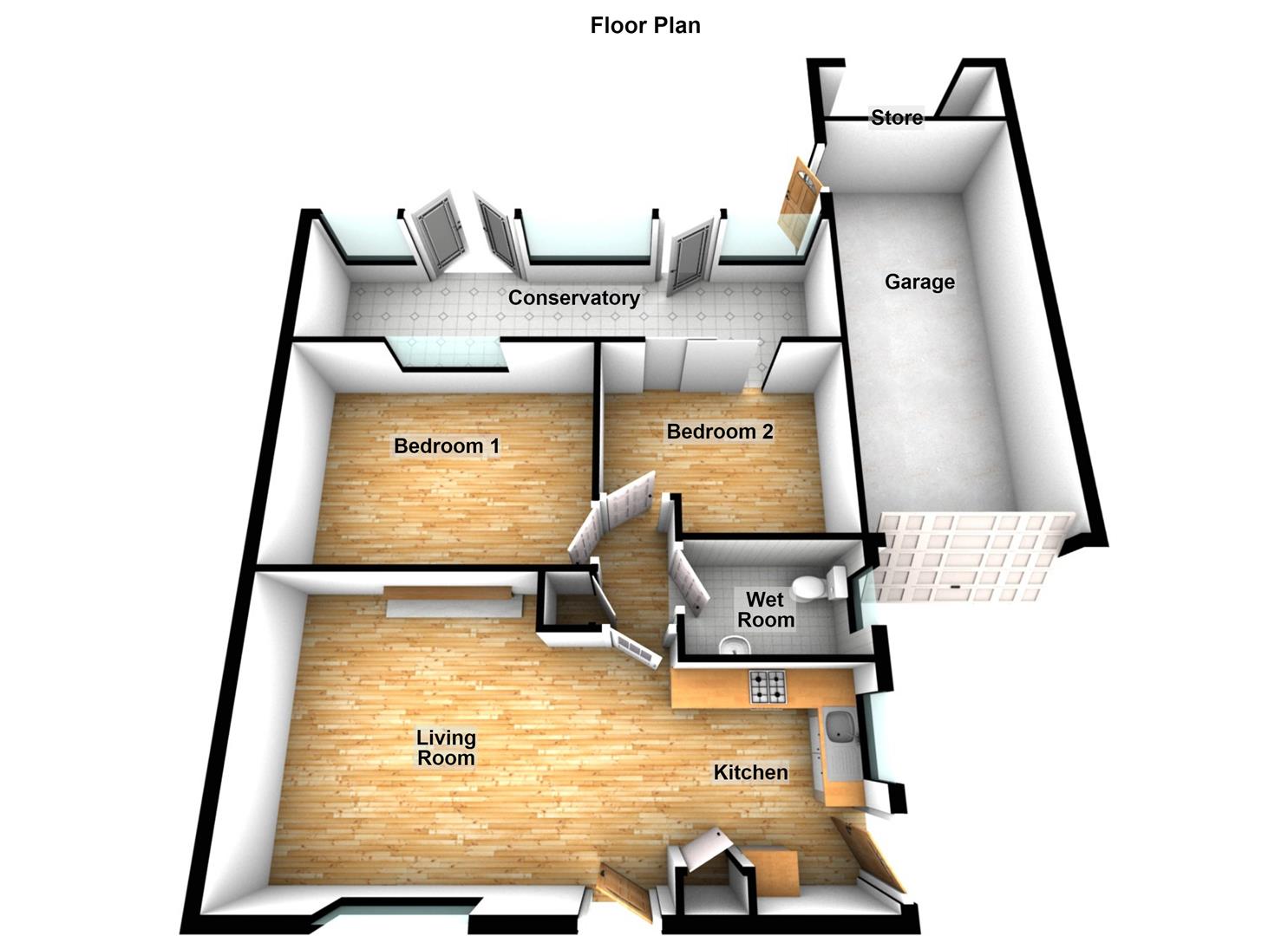 3, Chestnut Drive, Thorney, Peterborough floorplan