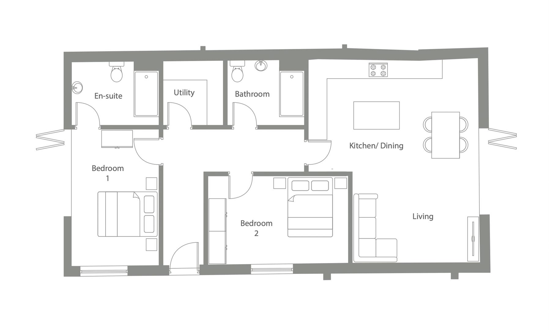Plot 2, Brumlea Farm, Matlock floorplan