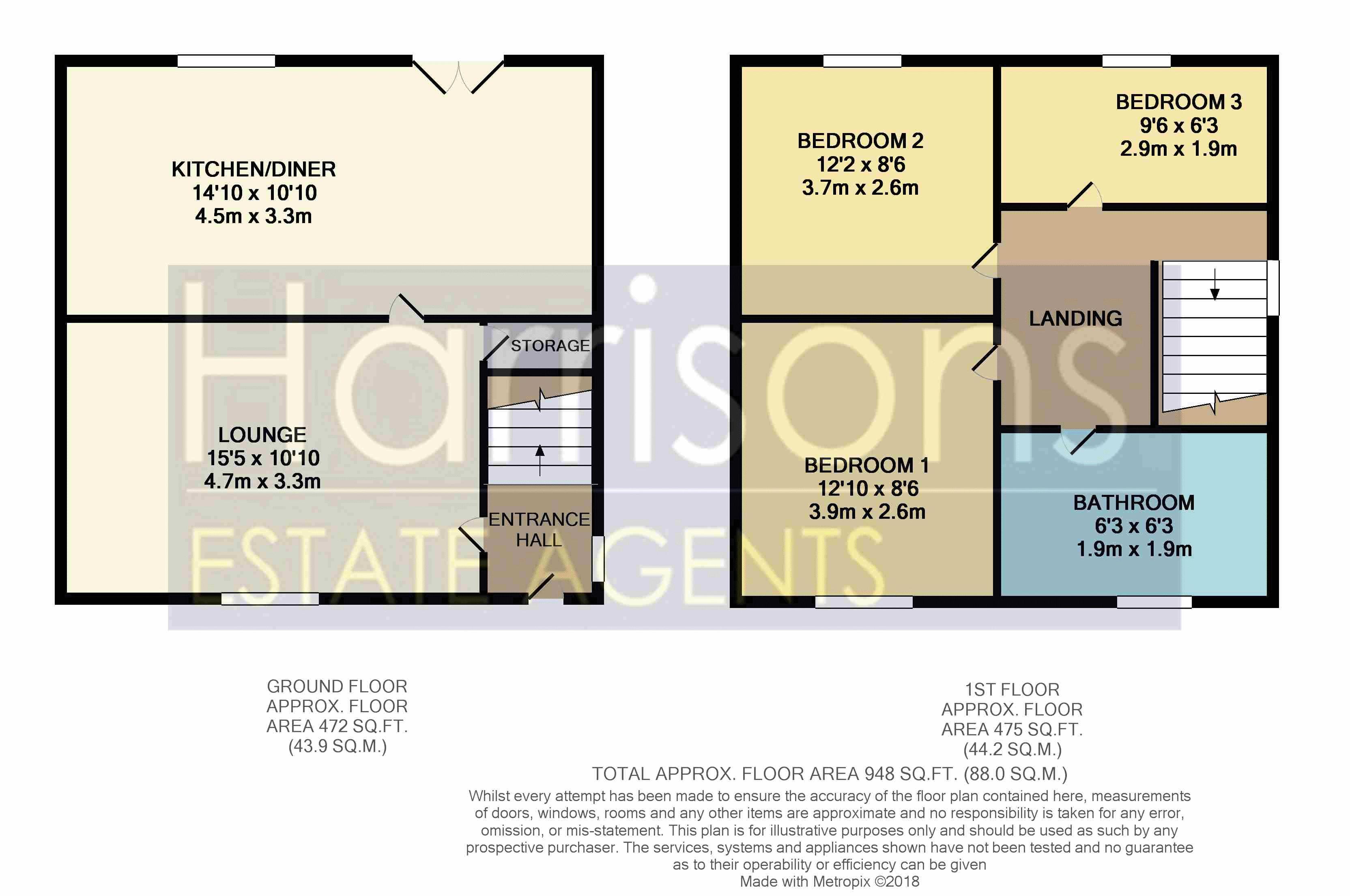 136, Ellesmere Road, Bolton floorplan