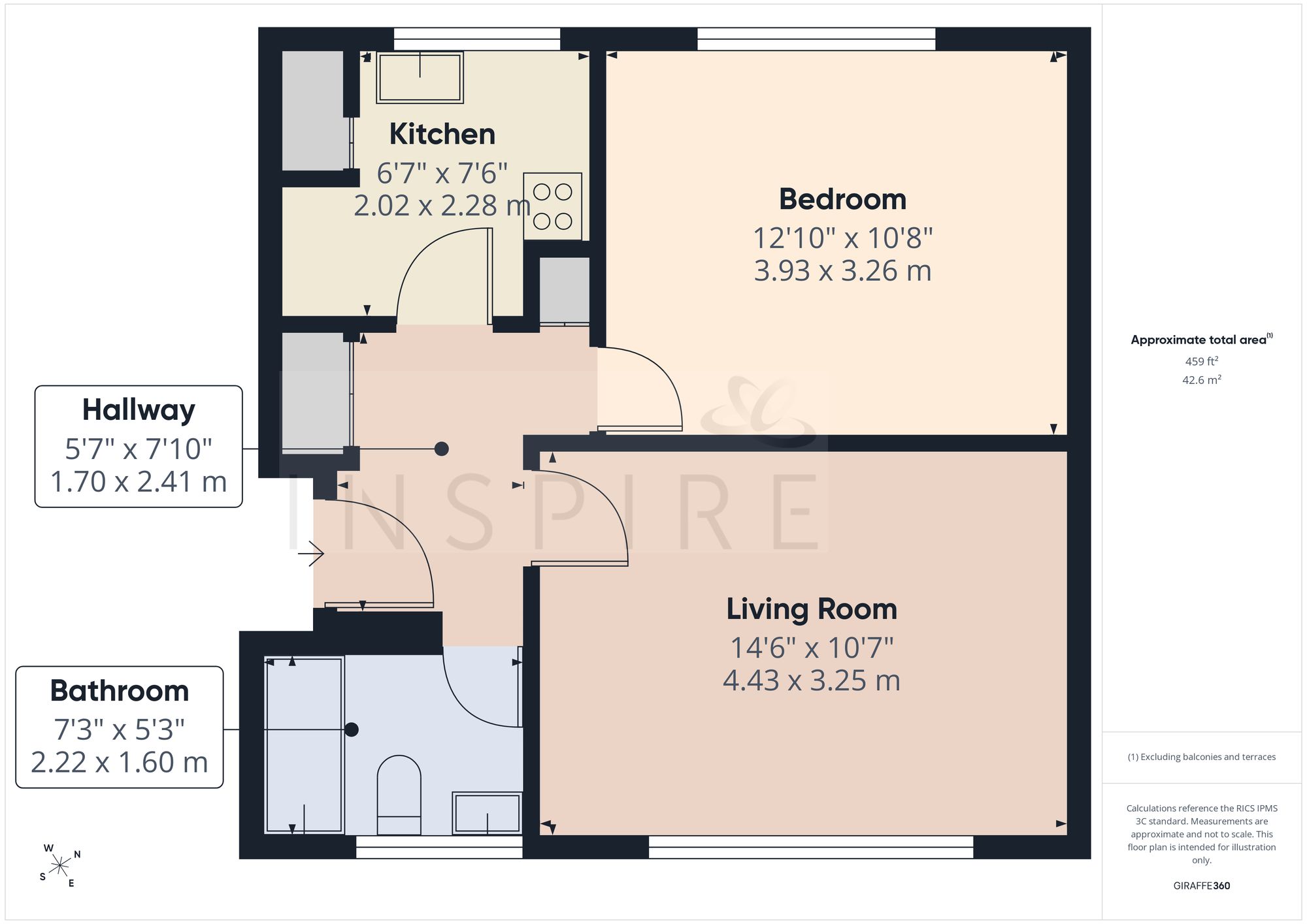 4 Pottersfield Woolborough Road, Crawley floorplan