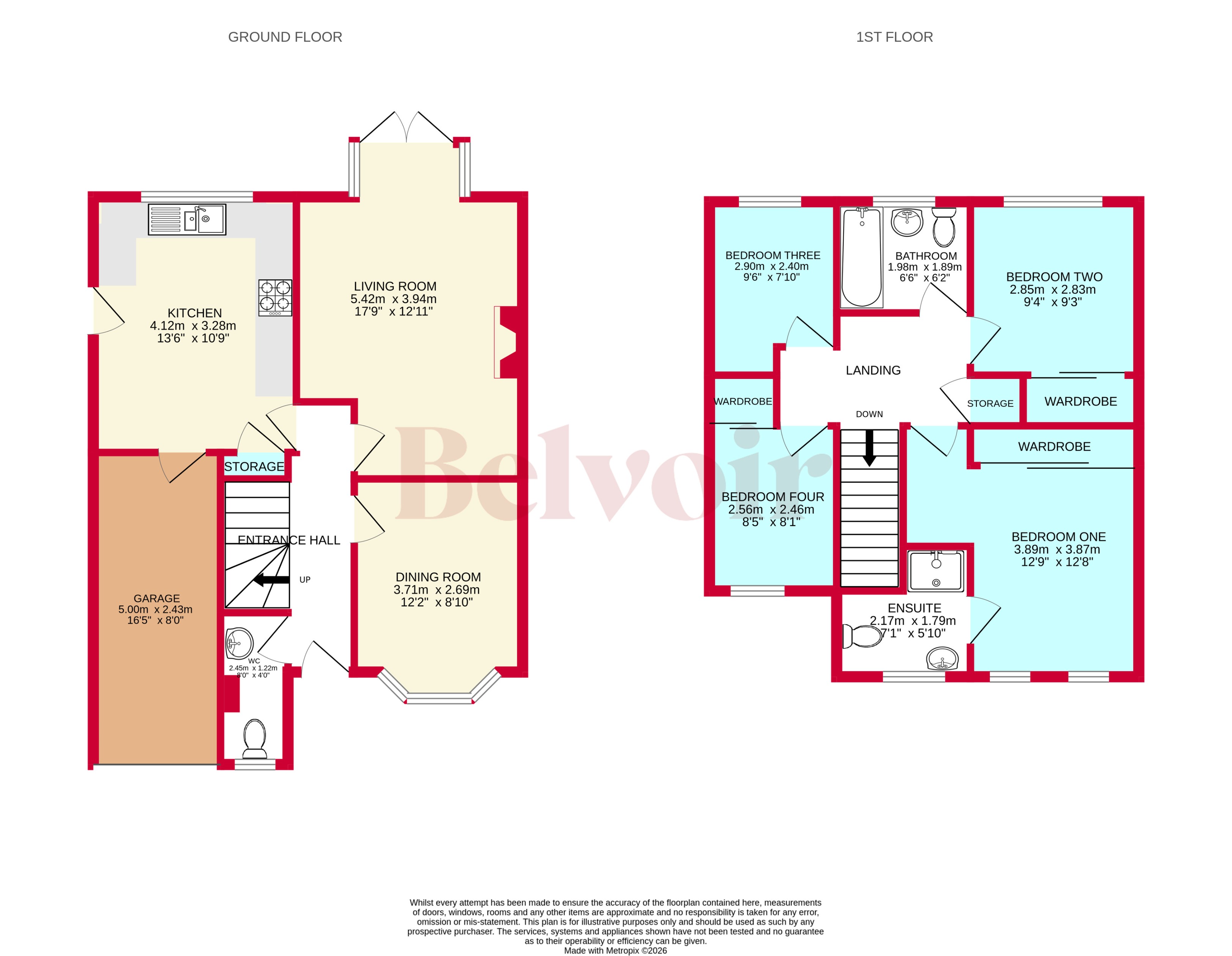 1, Excelsior Grove, Walsall floorplan