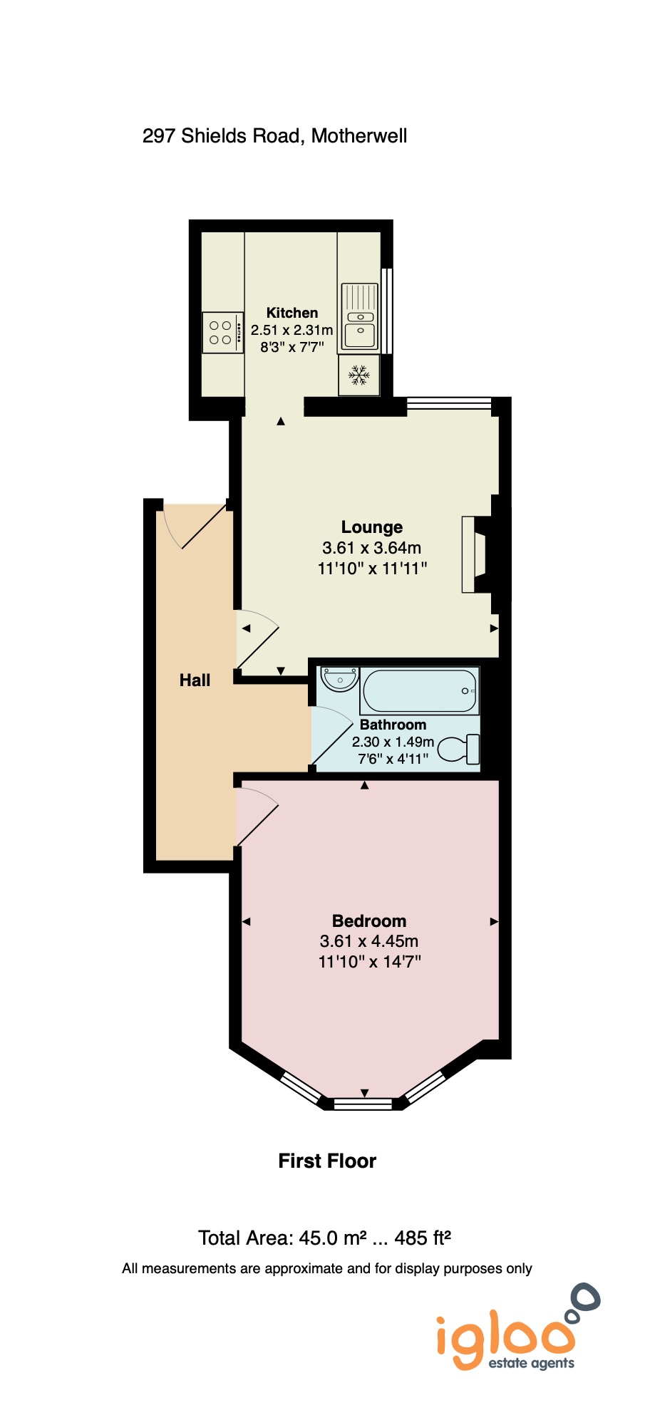 297, Shields Road, Motherwell floorplan