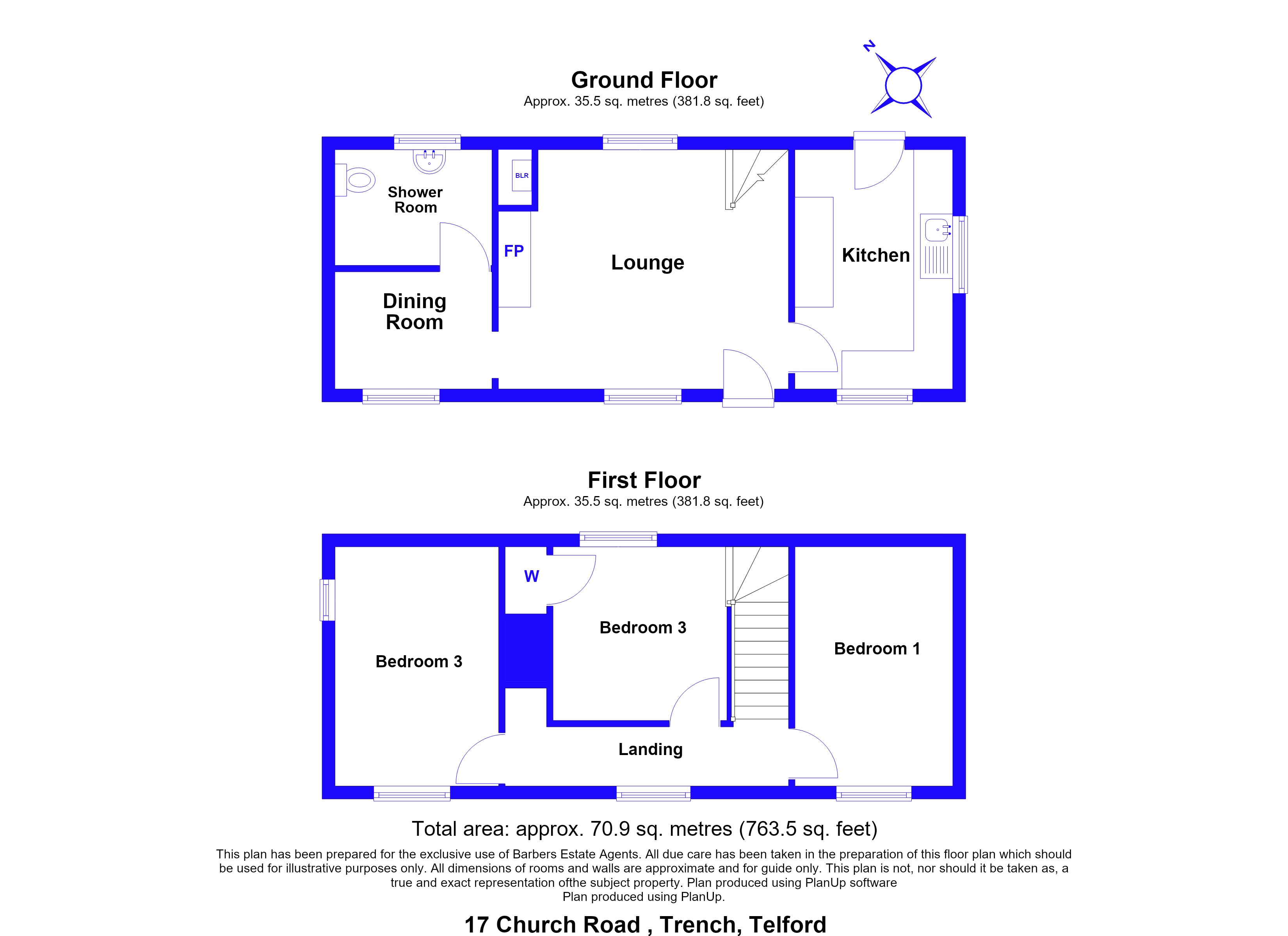 17, Church Road, Telford floorplan