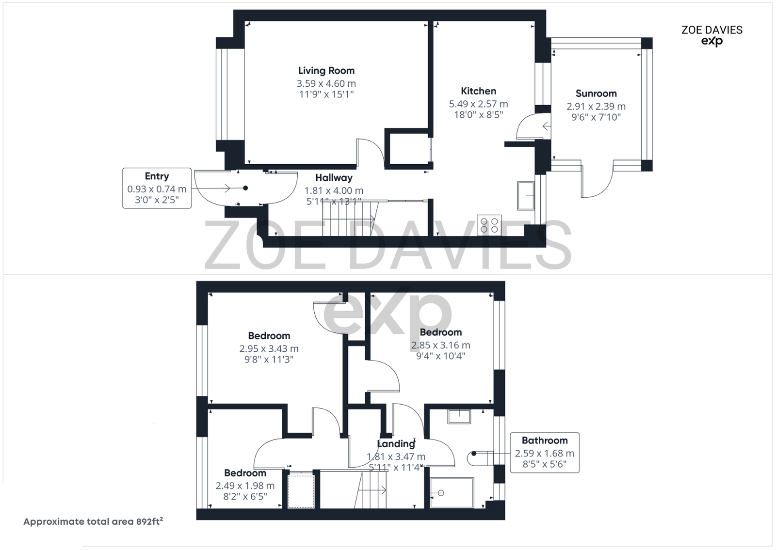 36, The Oaklands, Kidderminster floorplan
