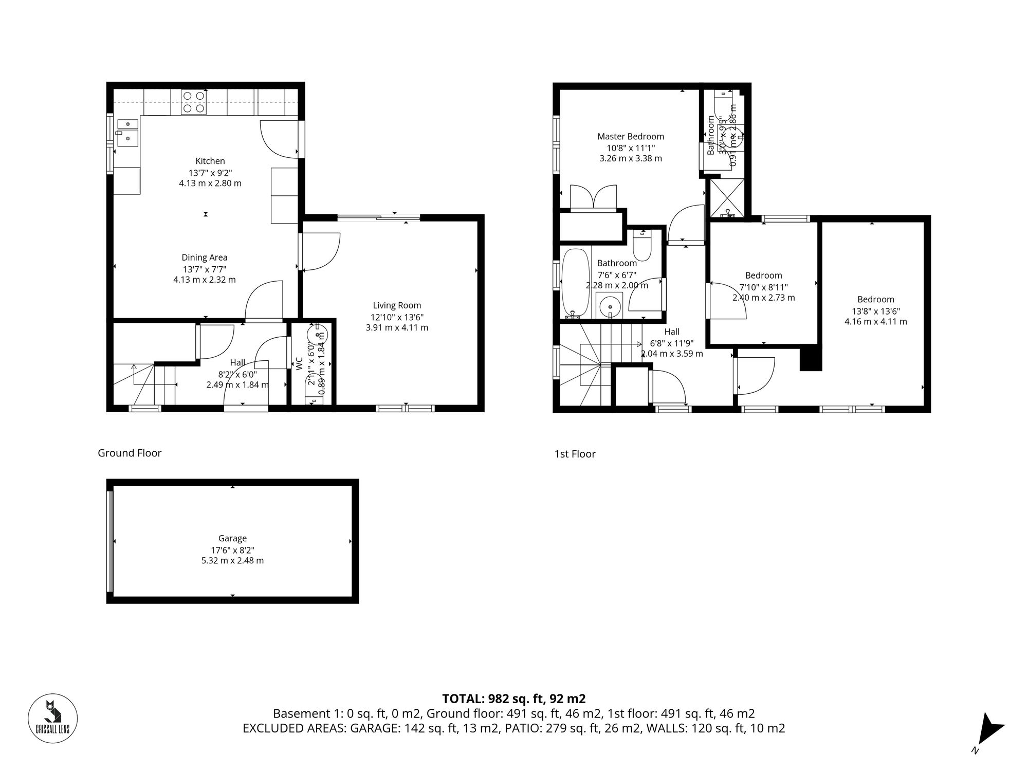 42 Brookfield Way, Cambridge floorplan