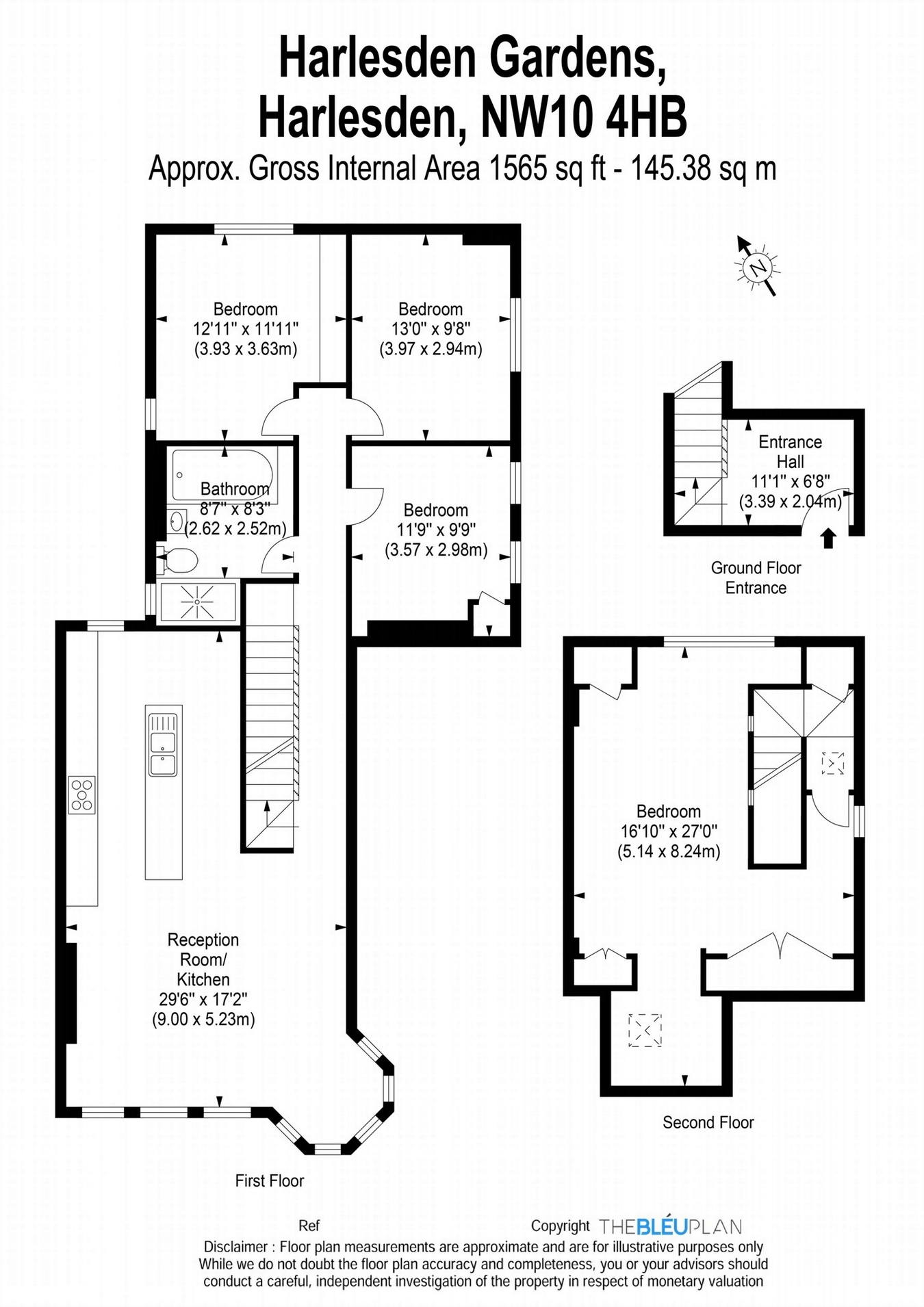 4 Bedrooms Maisonette for sale in Harlesden Gardens, Harlesden, London NW10