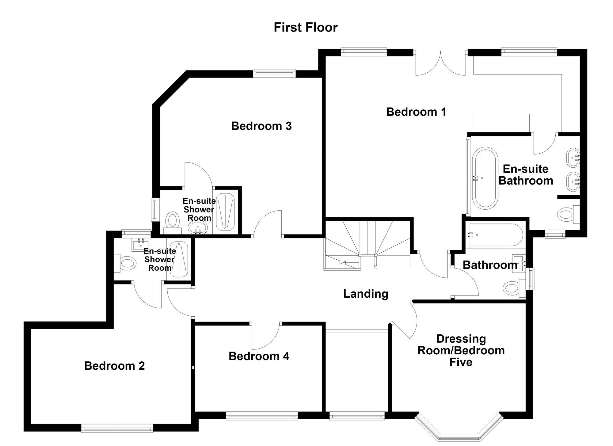 1 Beechwood Drive, Manchester floorplan
