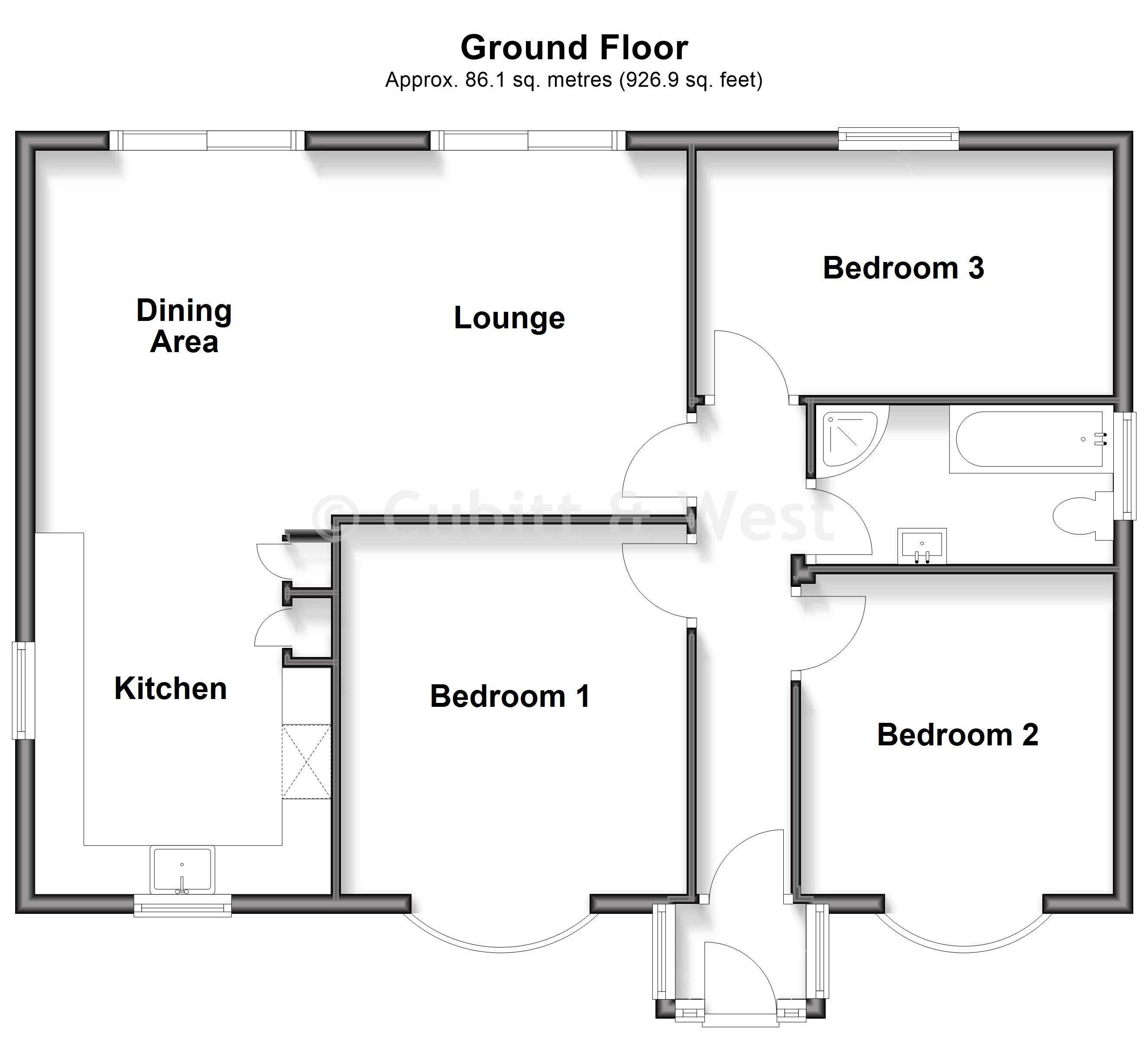 17, Baywood Gardens, Brighton floorplan