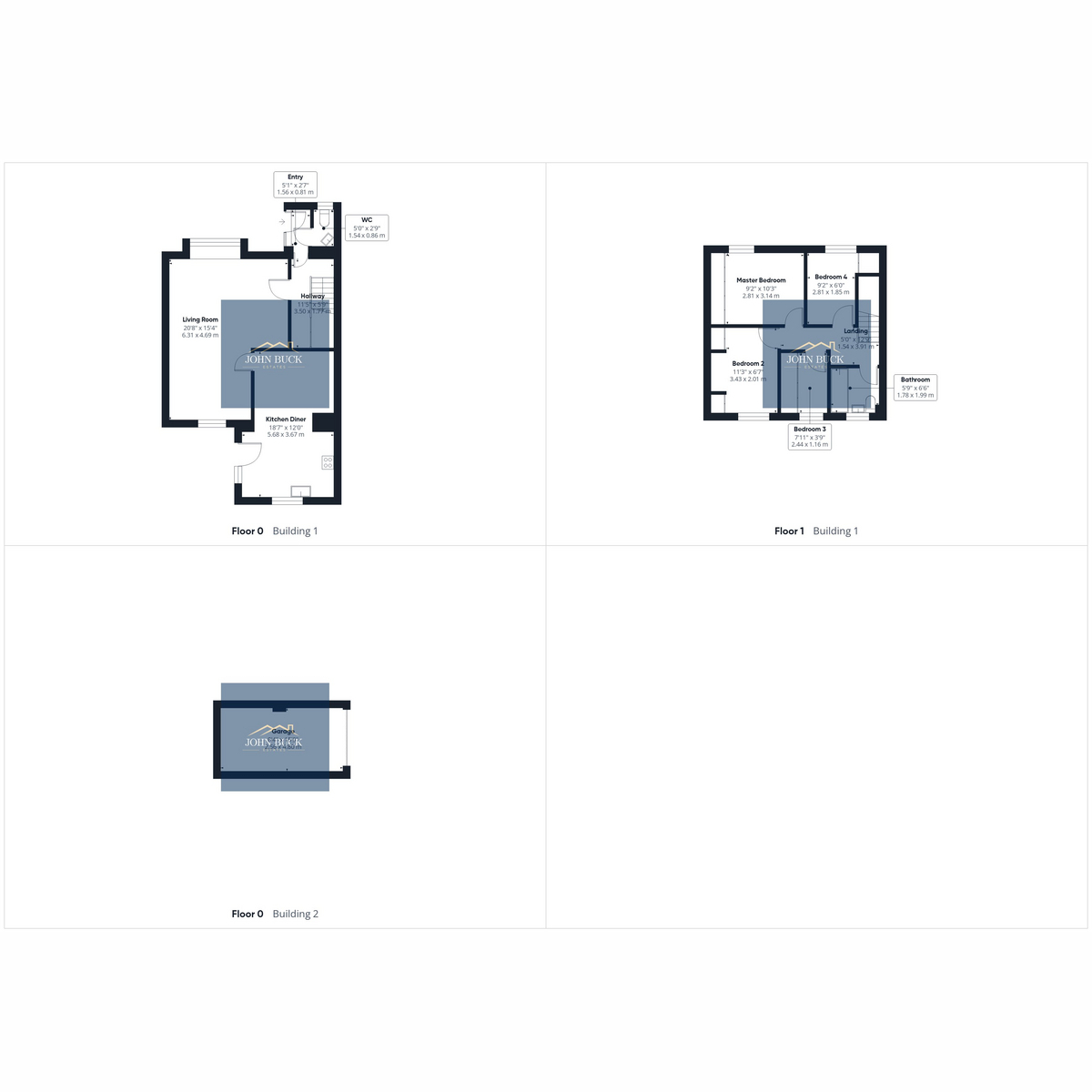 1, Abbey Close, Washington floorplan