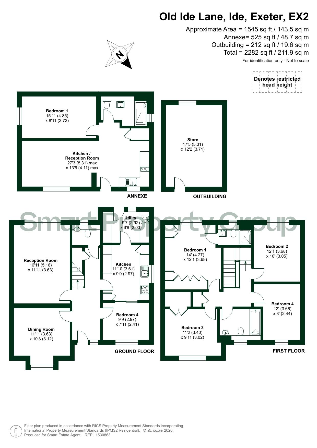 Old Ide Lane, Exeter floorplan