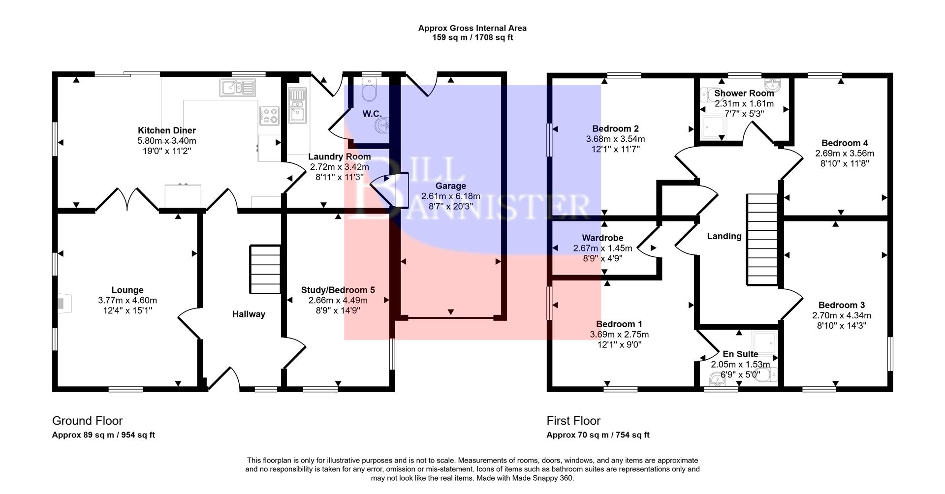 2, The Old Orchard, Redruth floorplan