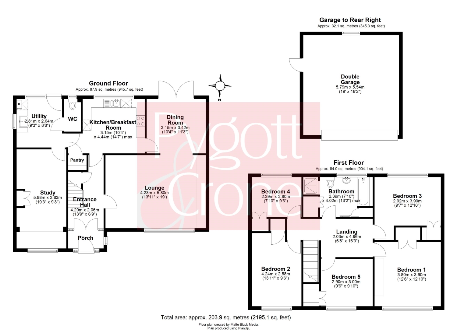 The Gables, Frithville Road, Boston floorplan