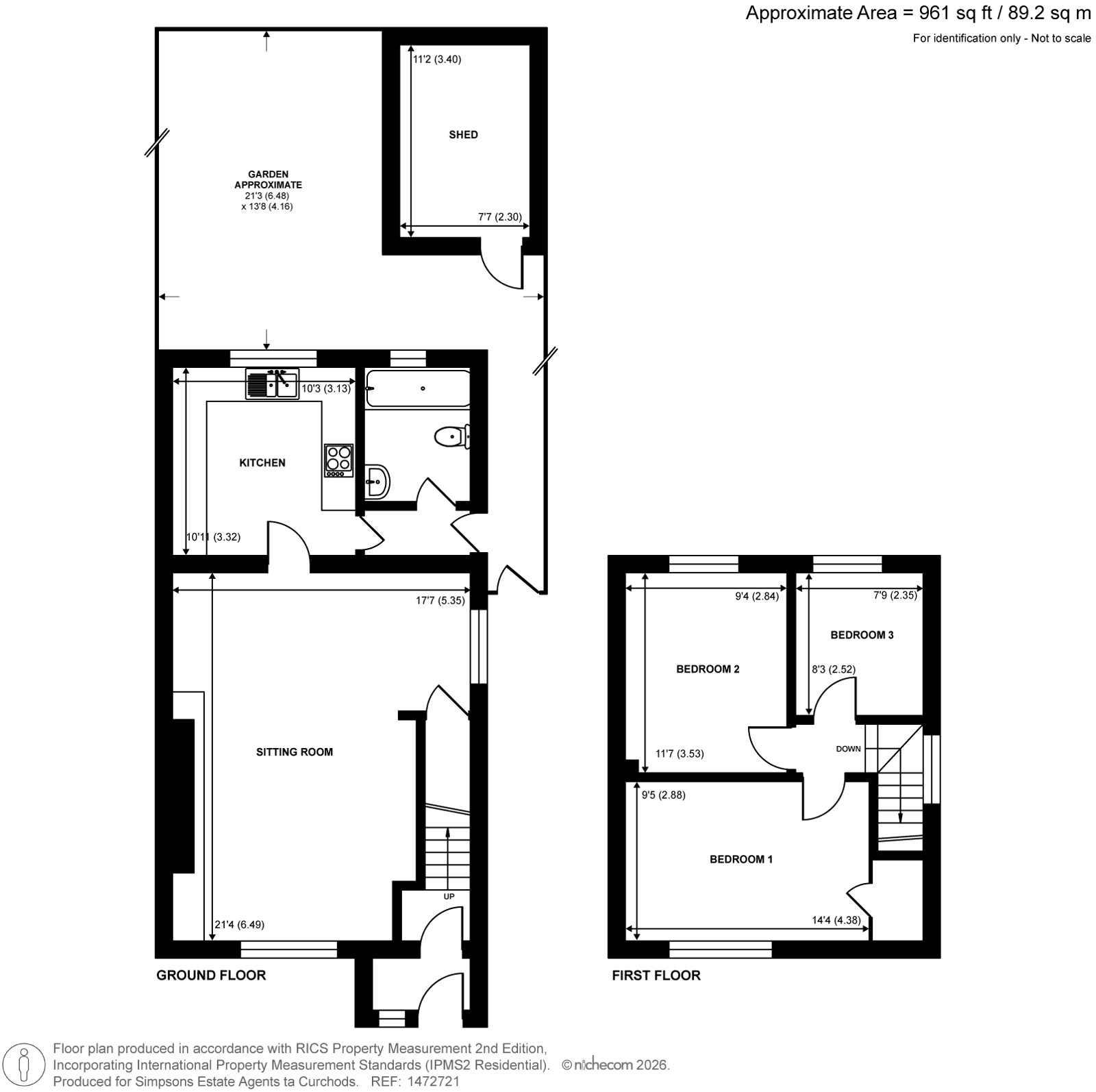 27, Rosebery Road, Kingston Upon Thames floorplan