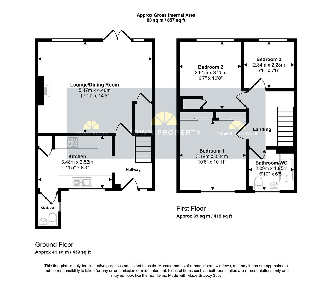 12, Vernon Close, Eastbourne floorplan