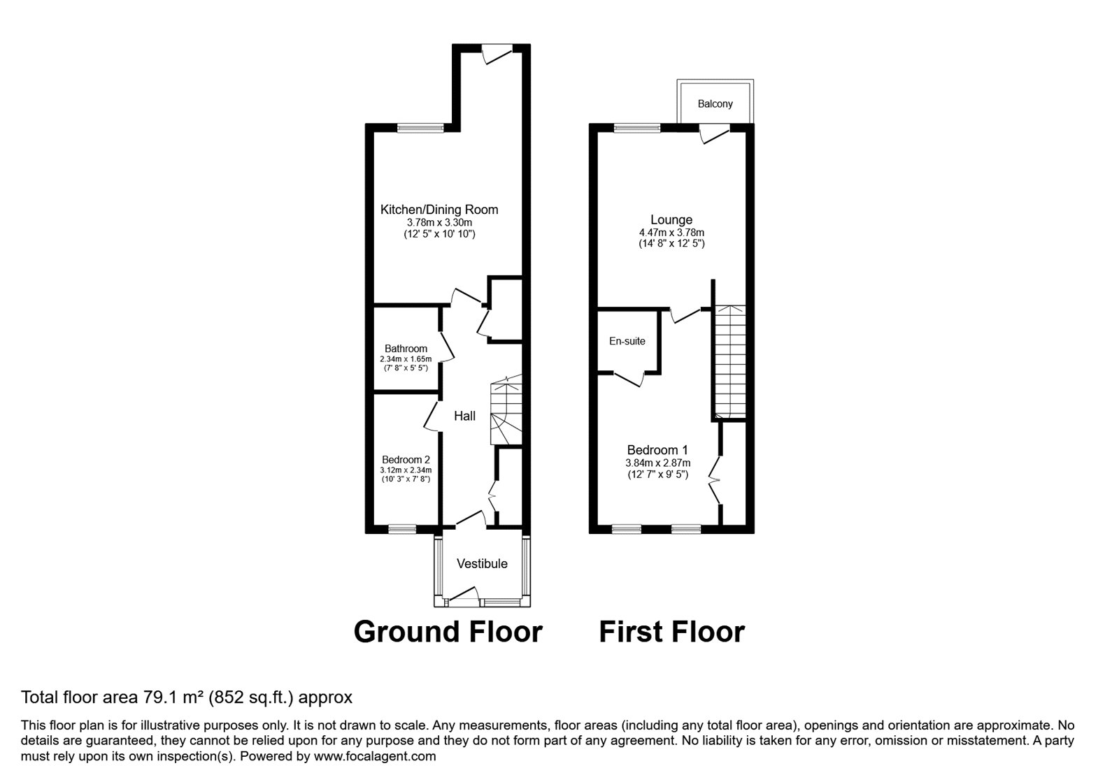114, Harbourside, Greenock floorplan