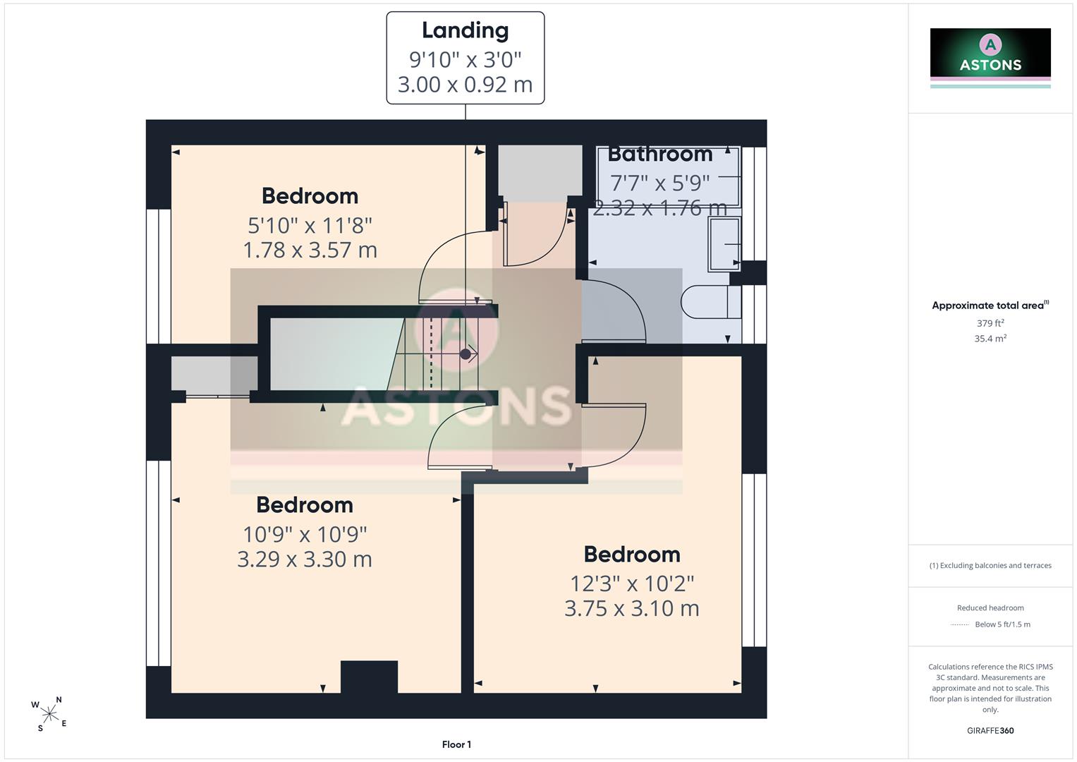 5, Treyford Close, Crawley floorplan