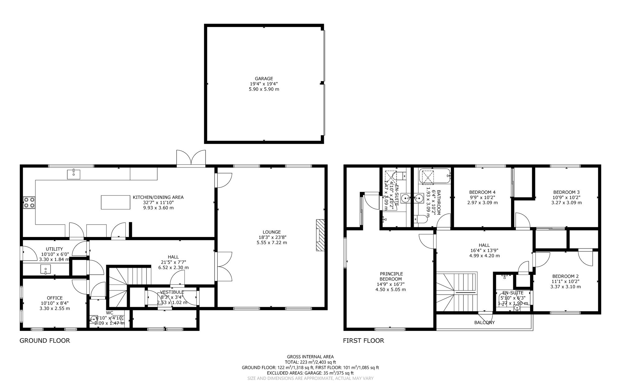 13 Mains Place, East Whitburn floorplan