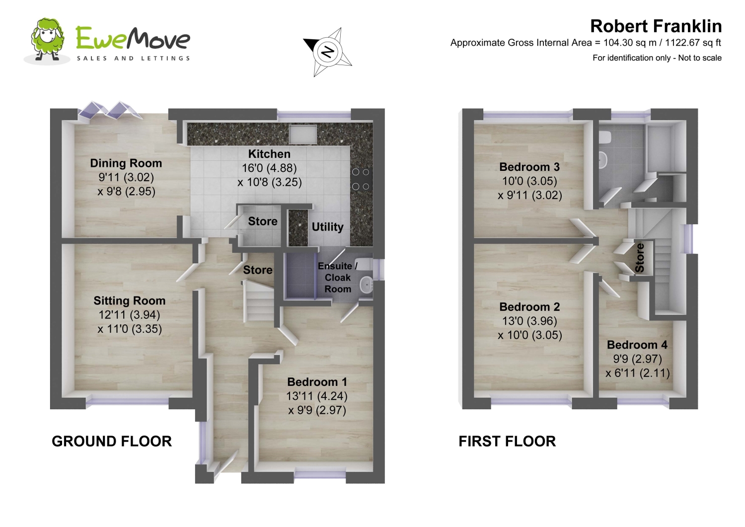 6, Robert Franklin Way, Cirencester floorplan