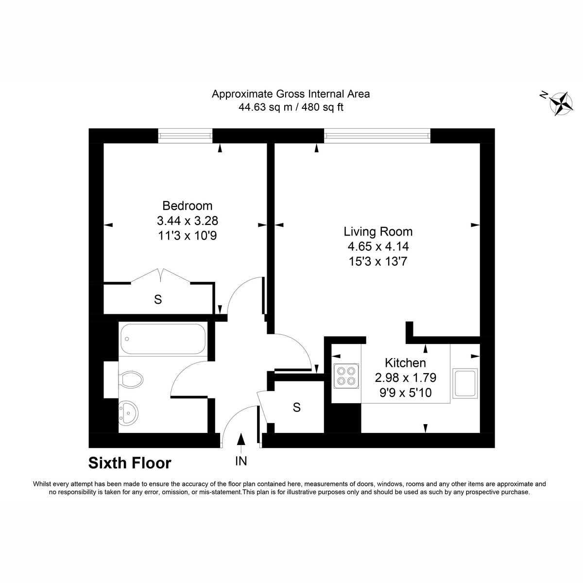 Flat Apartment 63, 203, Buckingham Palace Road, London floorplan