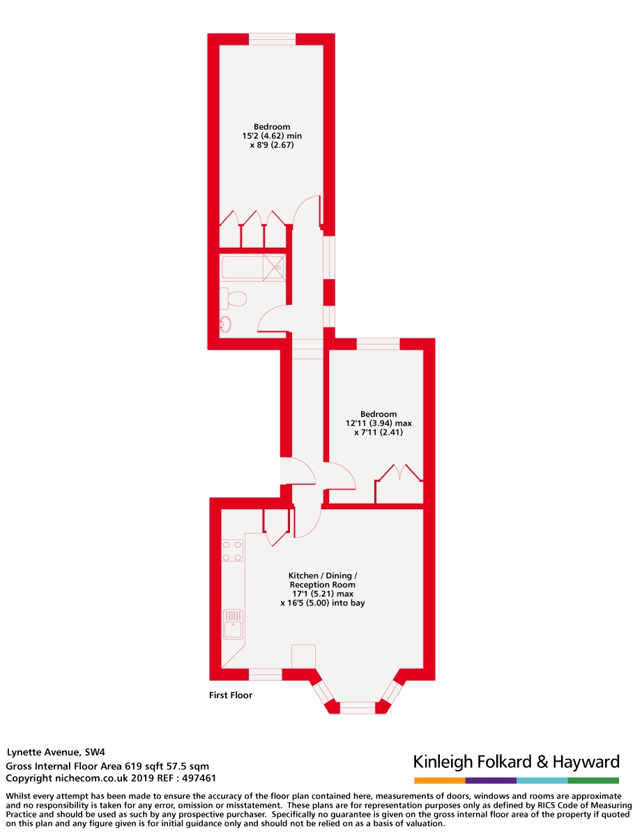 Lynette Avenue, London floorplan