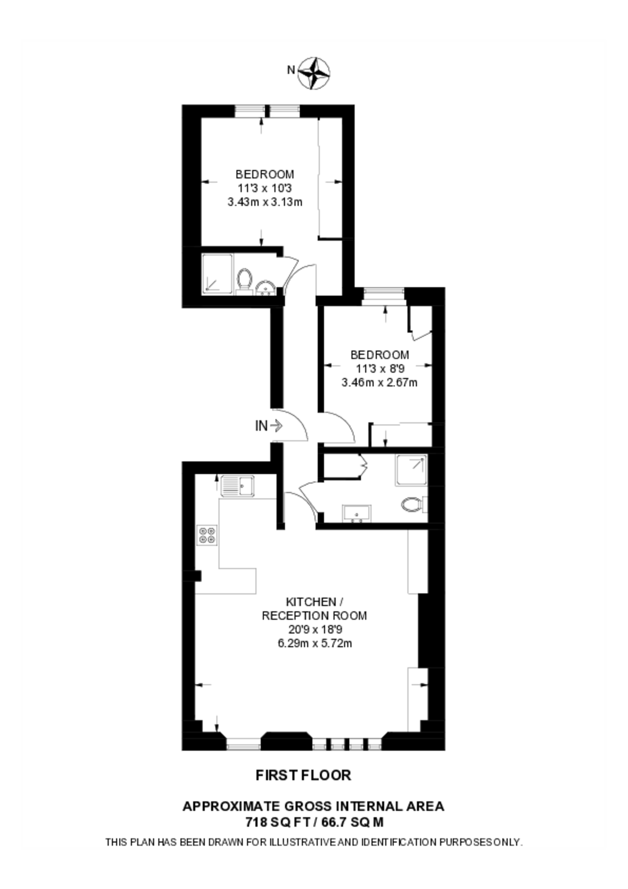 Eardley Crescent, Earls Court floorplan