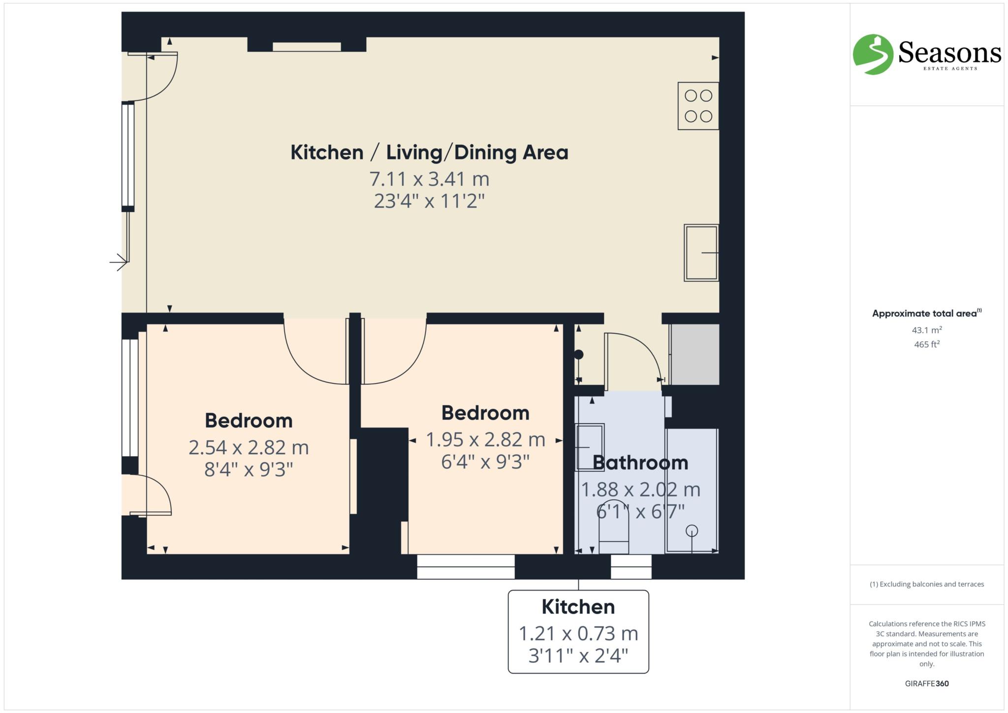 Millendreath Beach Resort, Millendreath floorplan