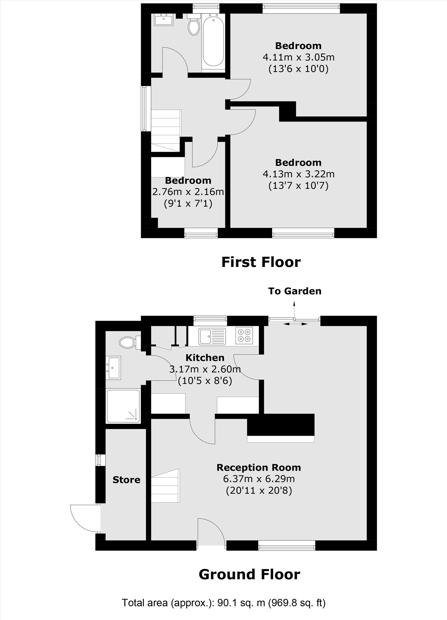 9, Oakington Drive, Sunbury-On-Thames floorplan