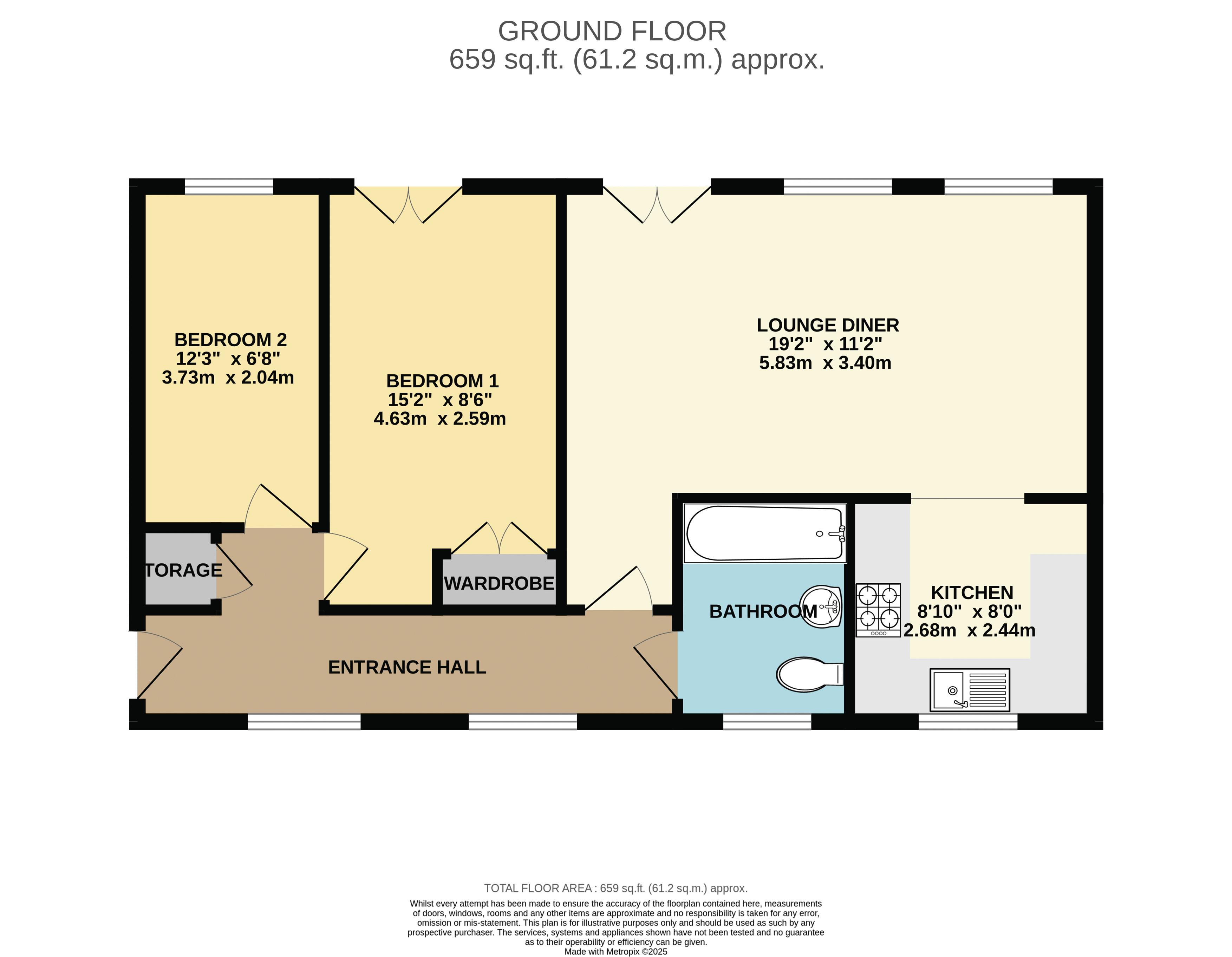 23, Muirfield Close, Lincoln floorplan