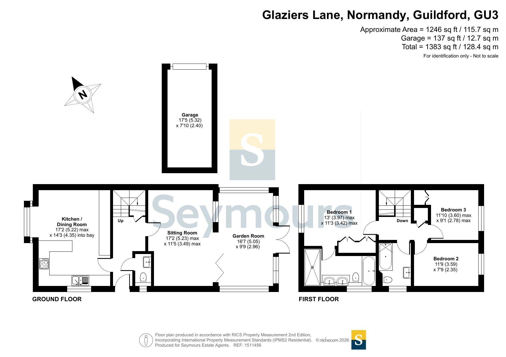 1, Glaziers Lane, Guildford floorplan