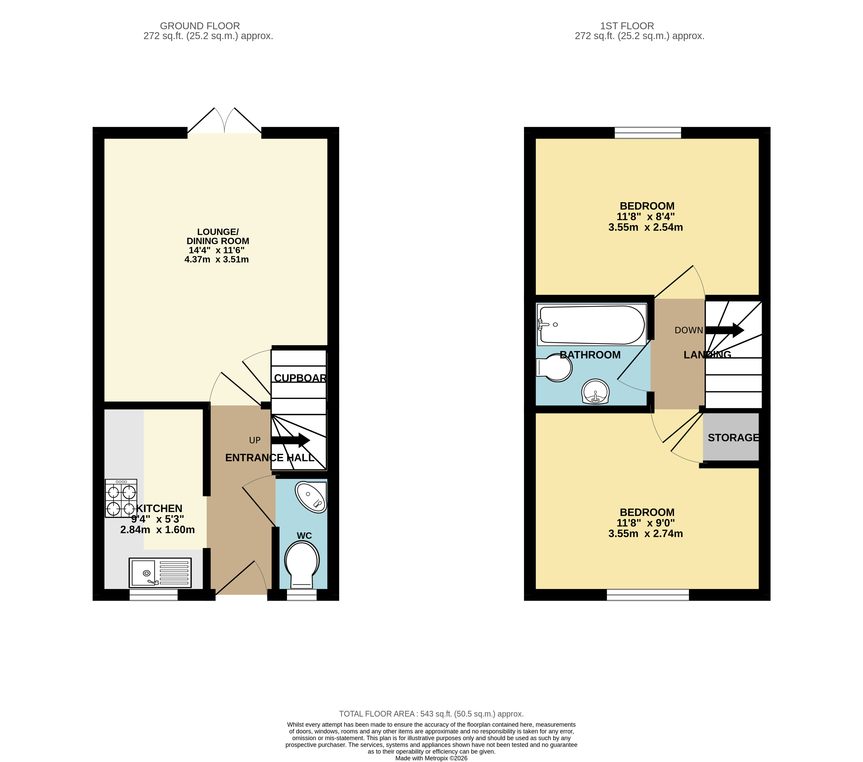 12, Cleveland Way, Westbury floorplan