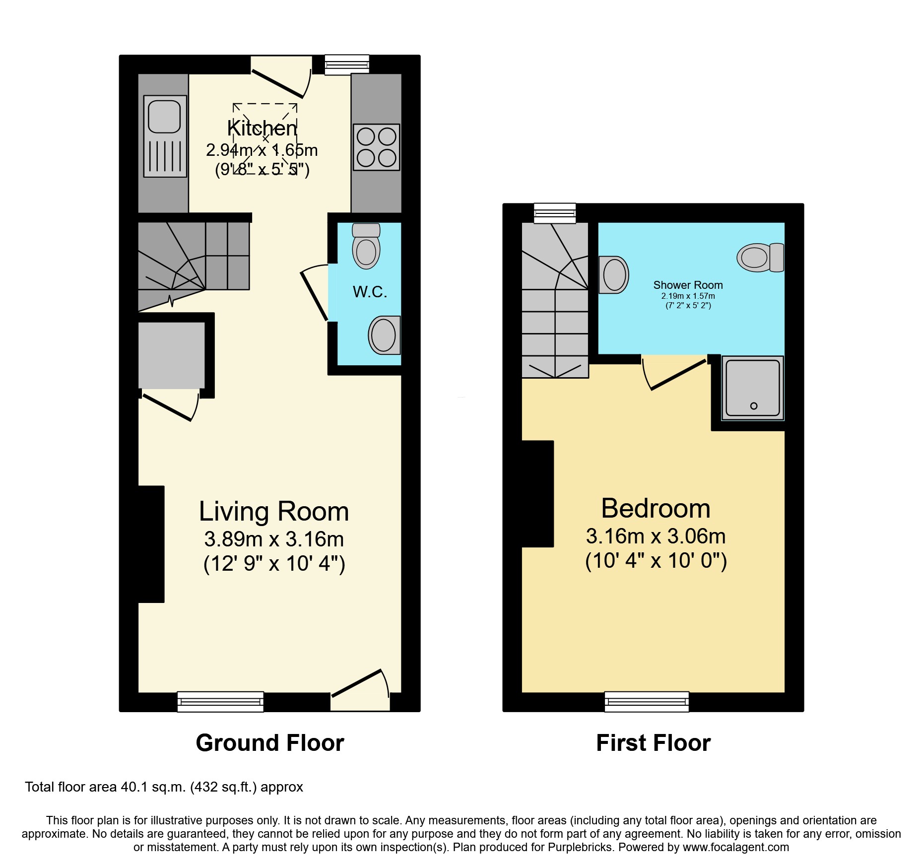 9, Smithfield Lane, Dolgellau floorplan