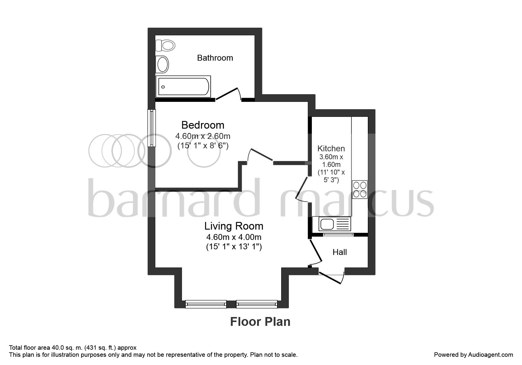 1 Bedrooms Flat to rent in Grange Road, Ealing, London W5