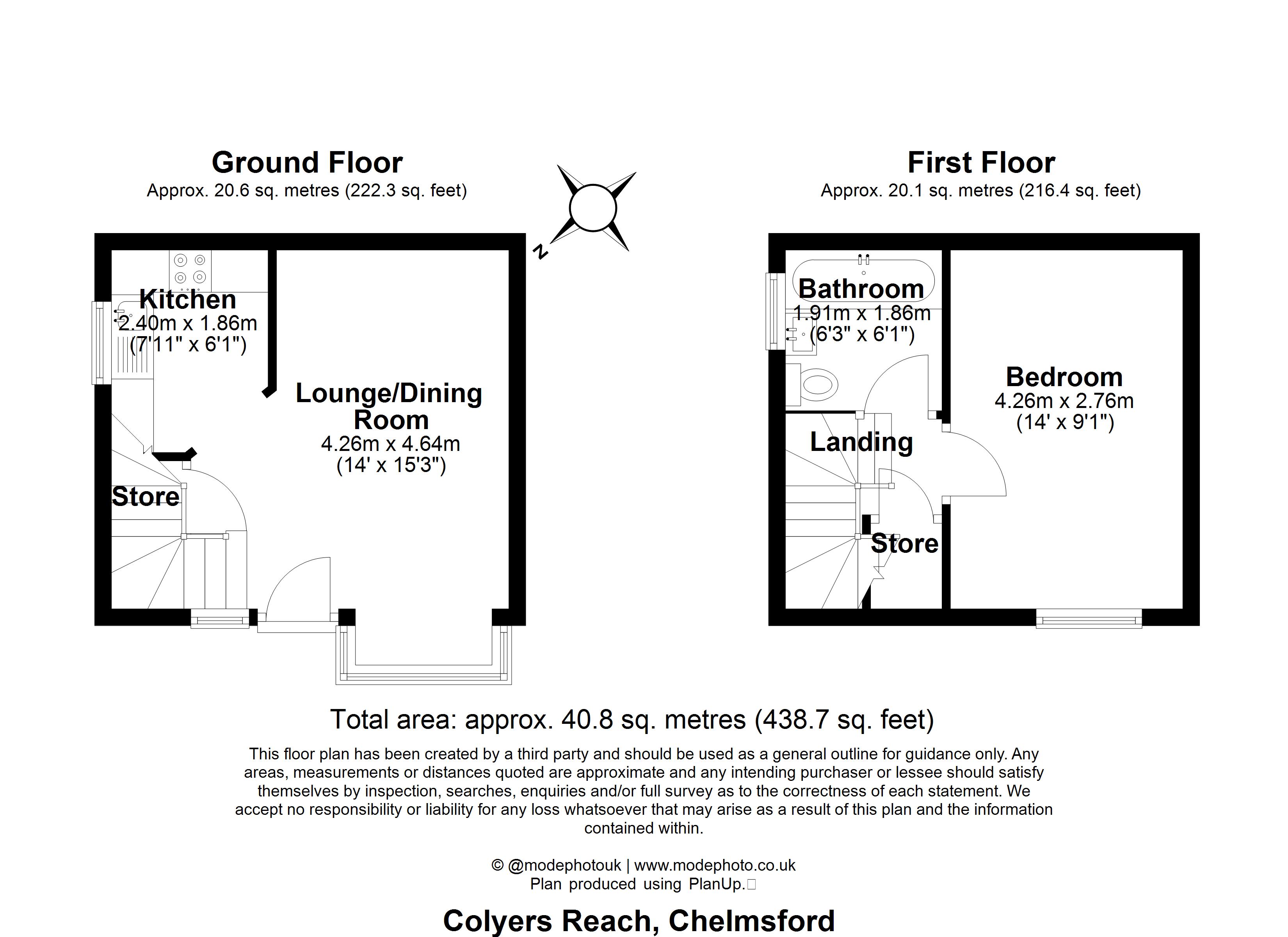 85, Colyers Reach, Chelmsford floorplan