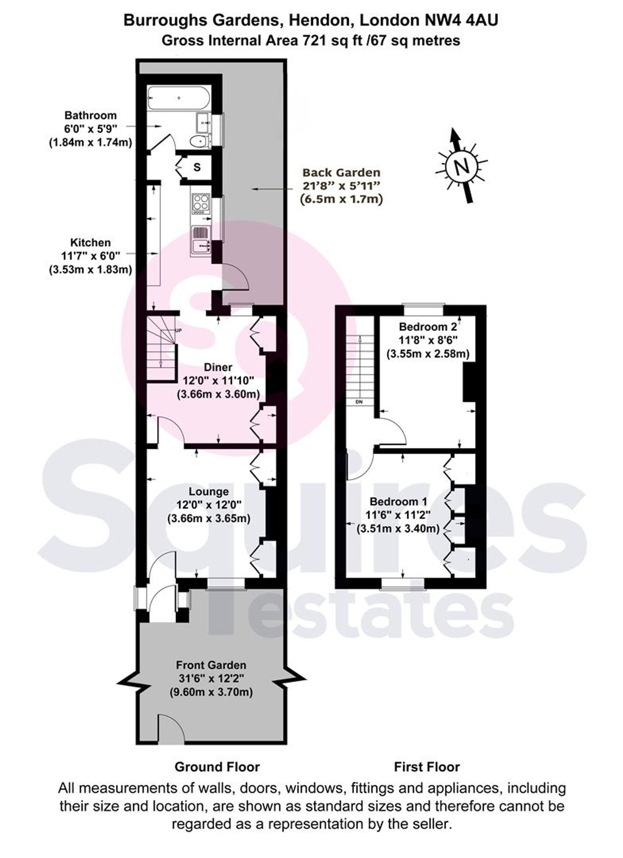 5 Burroughs Gardens, London floorplan