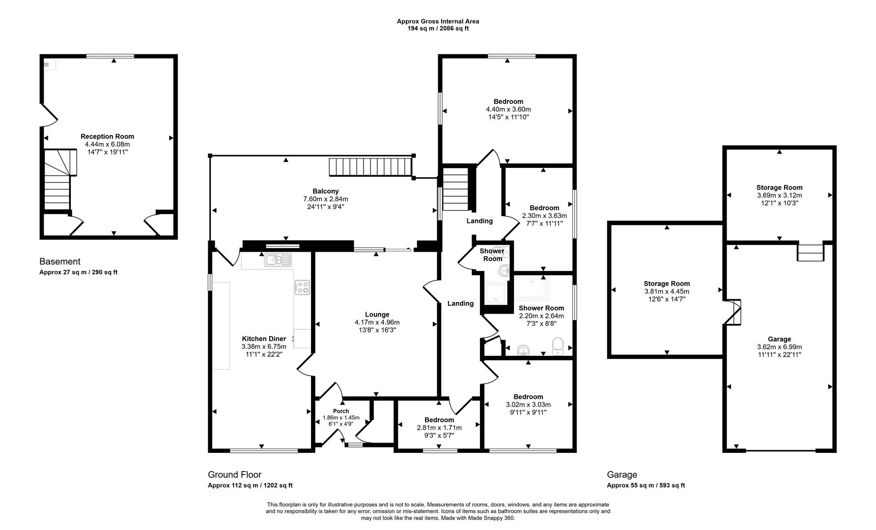 11, Lluest Y Bryn, Carmarthen floorplan