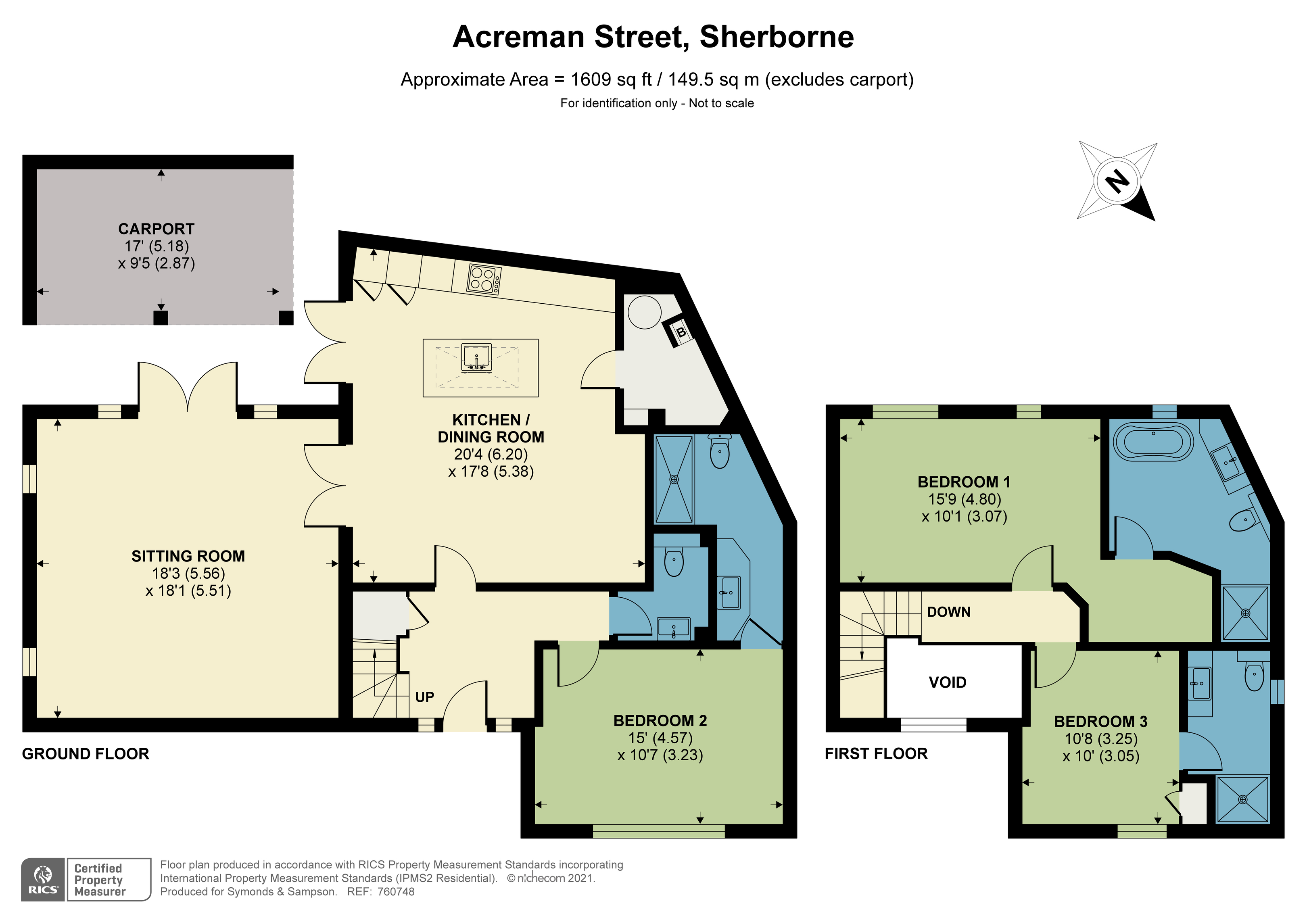 Acreman Street, Sherborne DT9, 3 bedroom detached house for sale