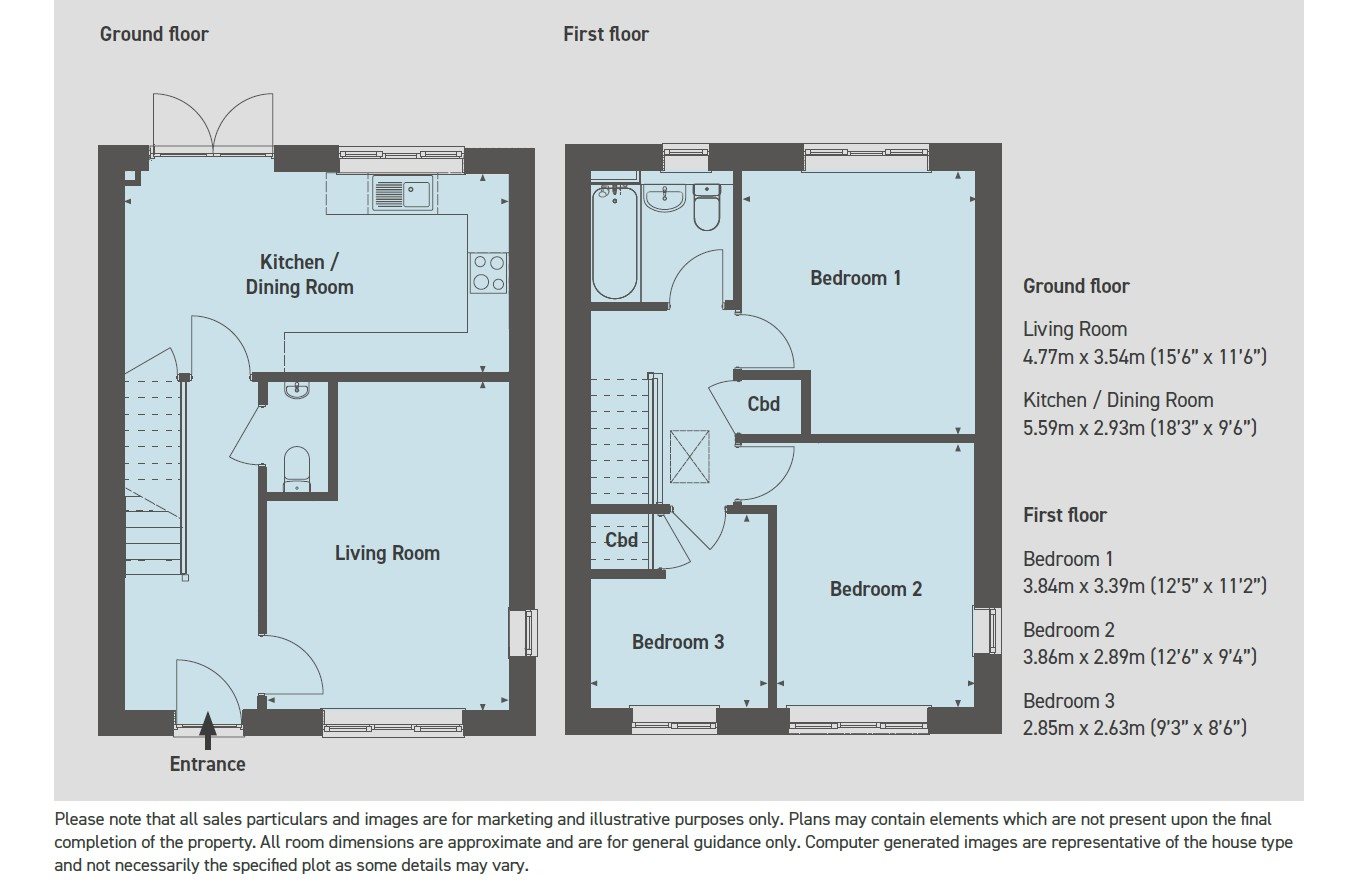 Worcester Worcestershire floorplan