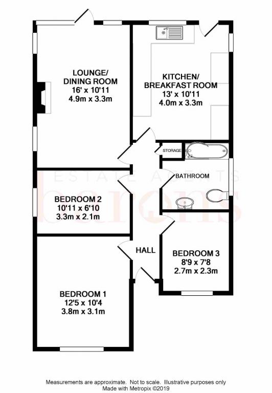 3 Bedrooms Bungalow for sale in Berg Estate, Basingstoke RG22